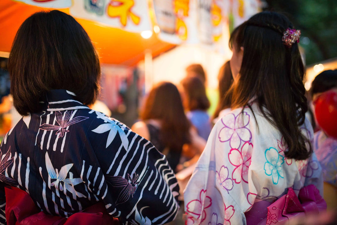 yukata festival japanese summer clothing