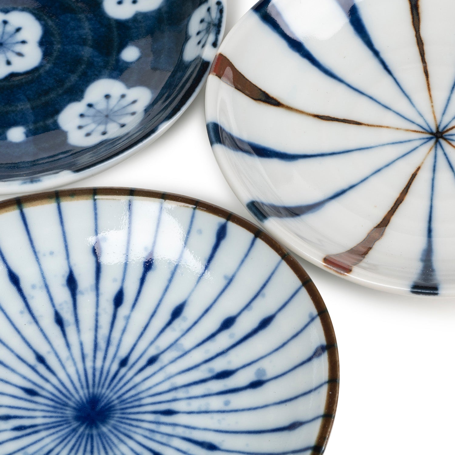 Aizome 5 Piece Japanese Mini Plate Gift Set detail