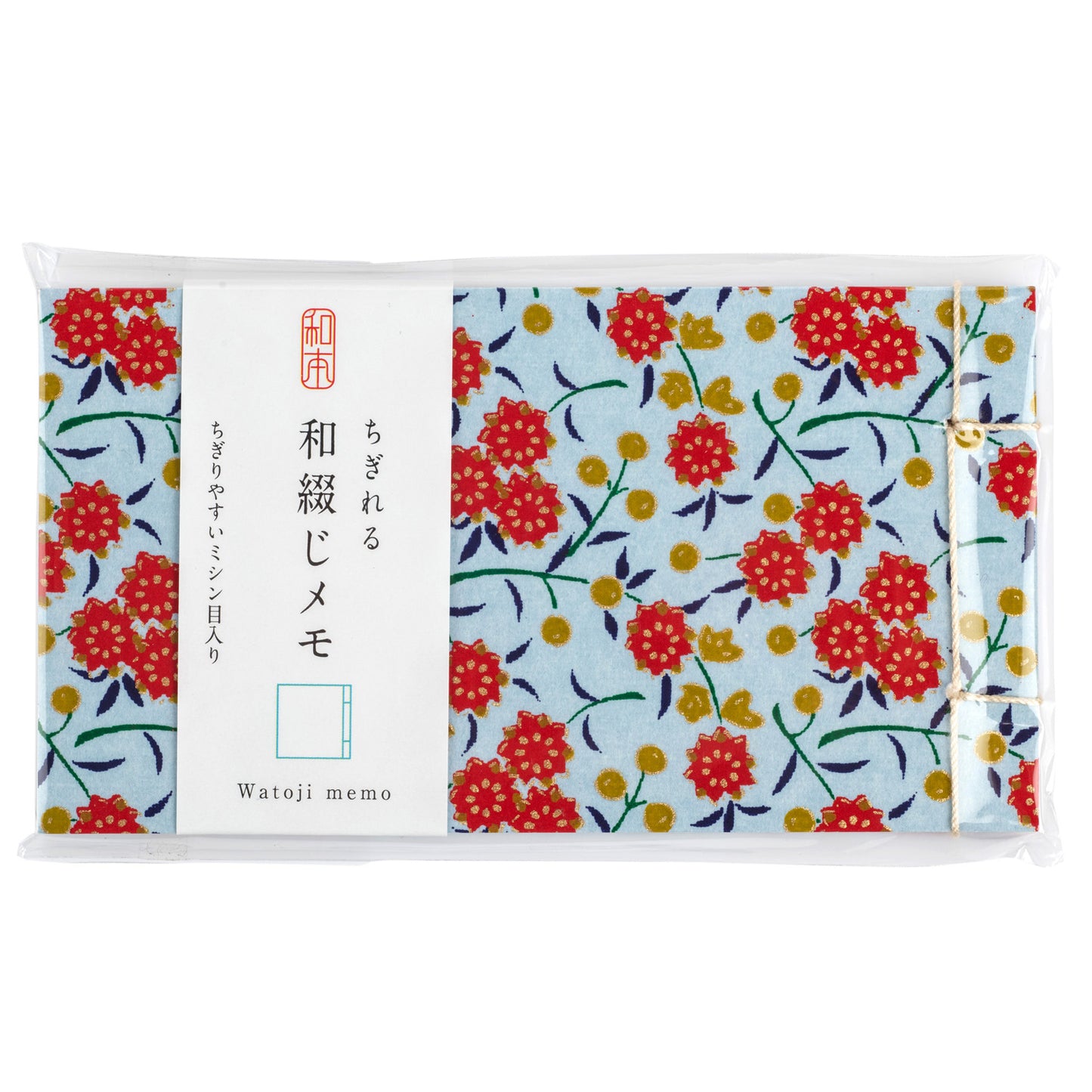 Aka Kobana Yuzen Mini Japanese Memo Pad