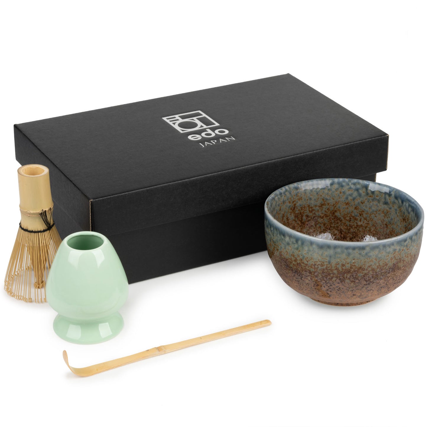 New Aki Japanese Matcha Tea Bowl Gift Set and gift box