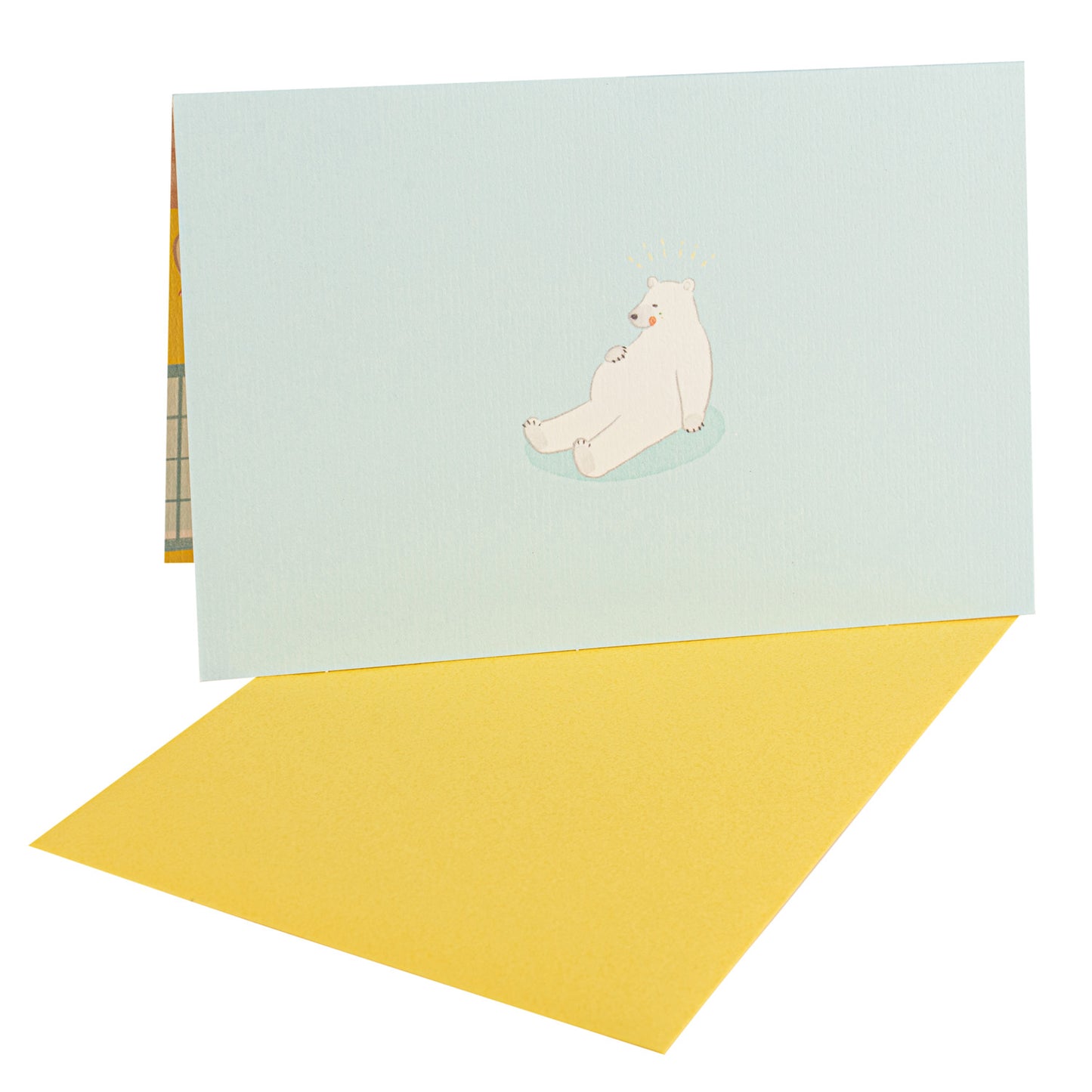 Animal Ramen Shop Pop Up Japanese Birthday Card back