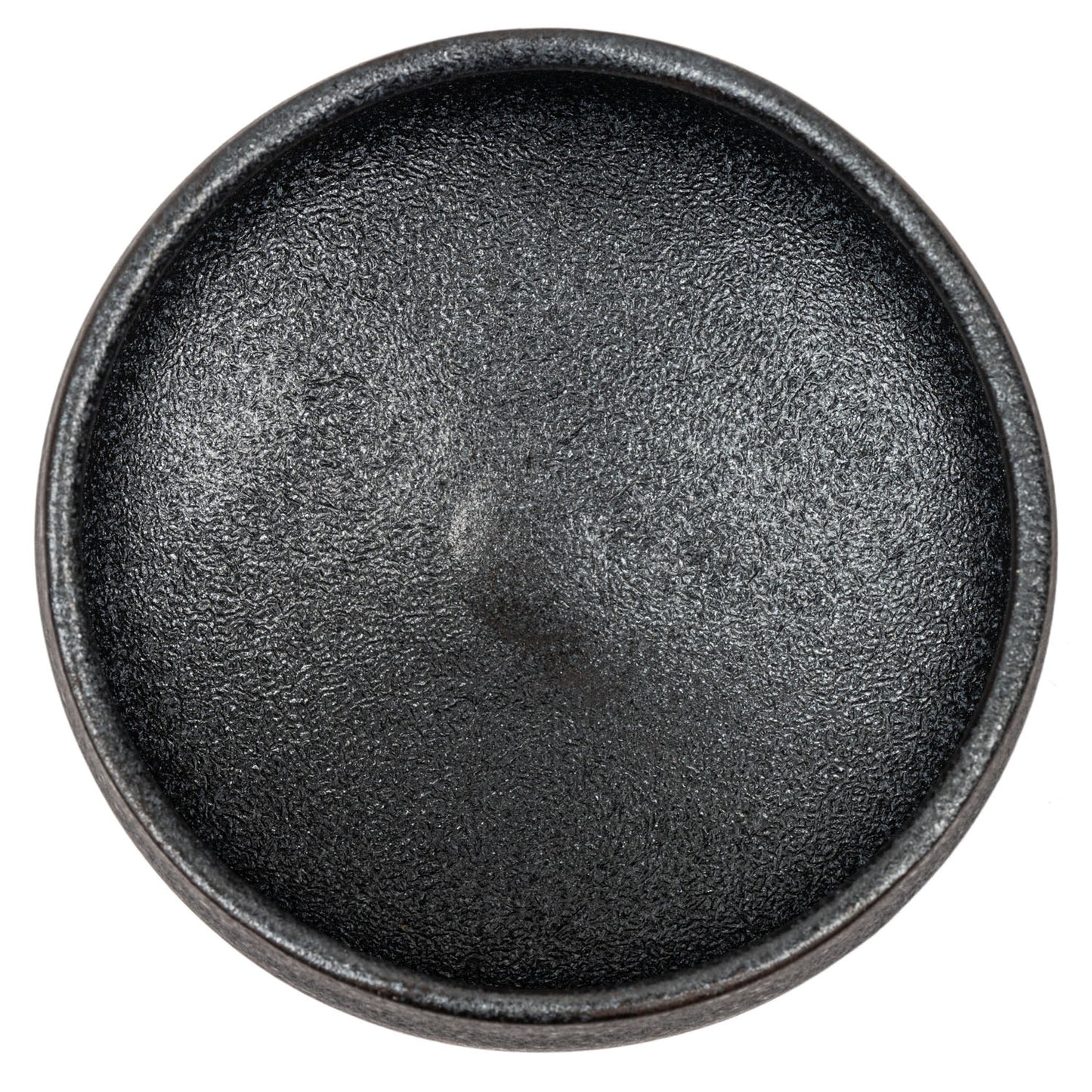 Black Kessho Premium Japanese Matcha Tea Bowl top