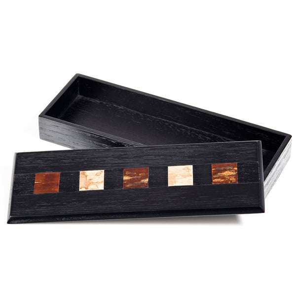 Black Square Handmade Japanese Pen Box