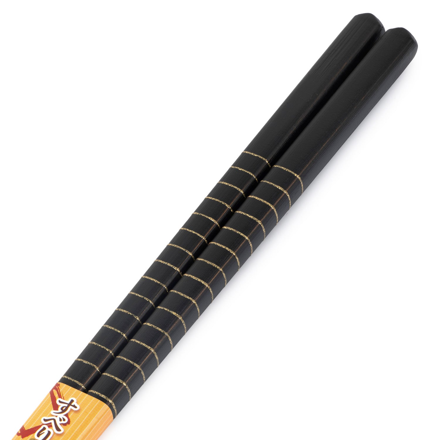 Black Striped Japanese Cooking Chopsticks handle