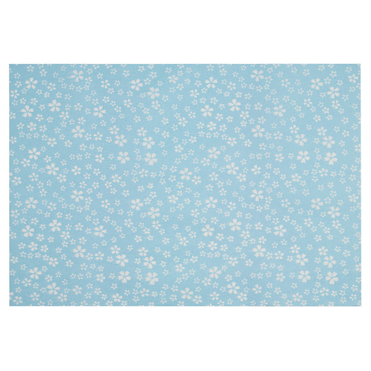 Blue Blossom Echizen Washi Japanese Gift Wrap