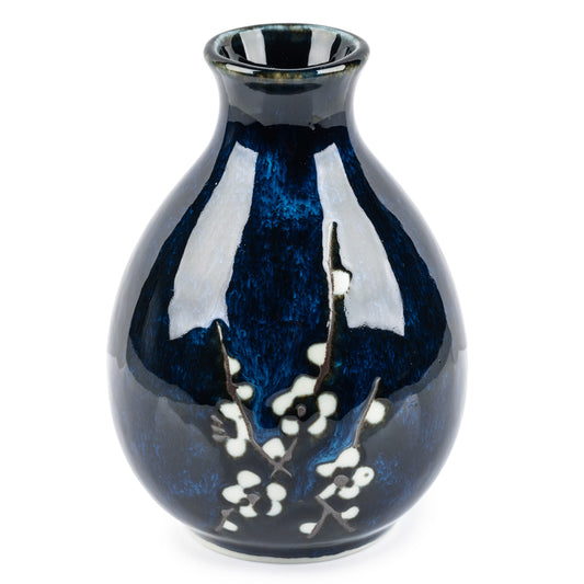Blue Hana Cherry Blossom Japanese Mini Vase