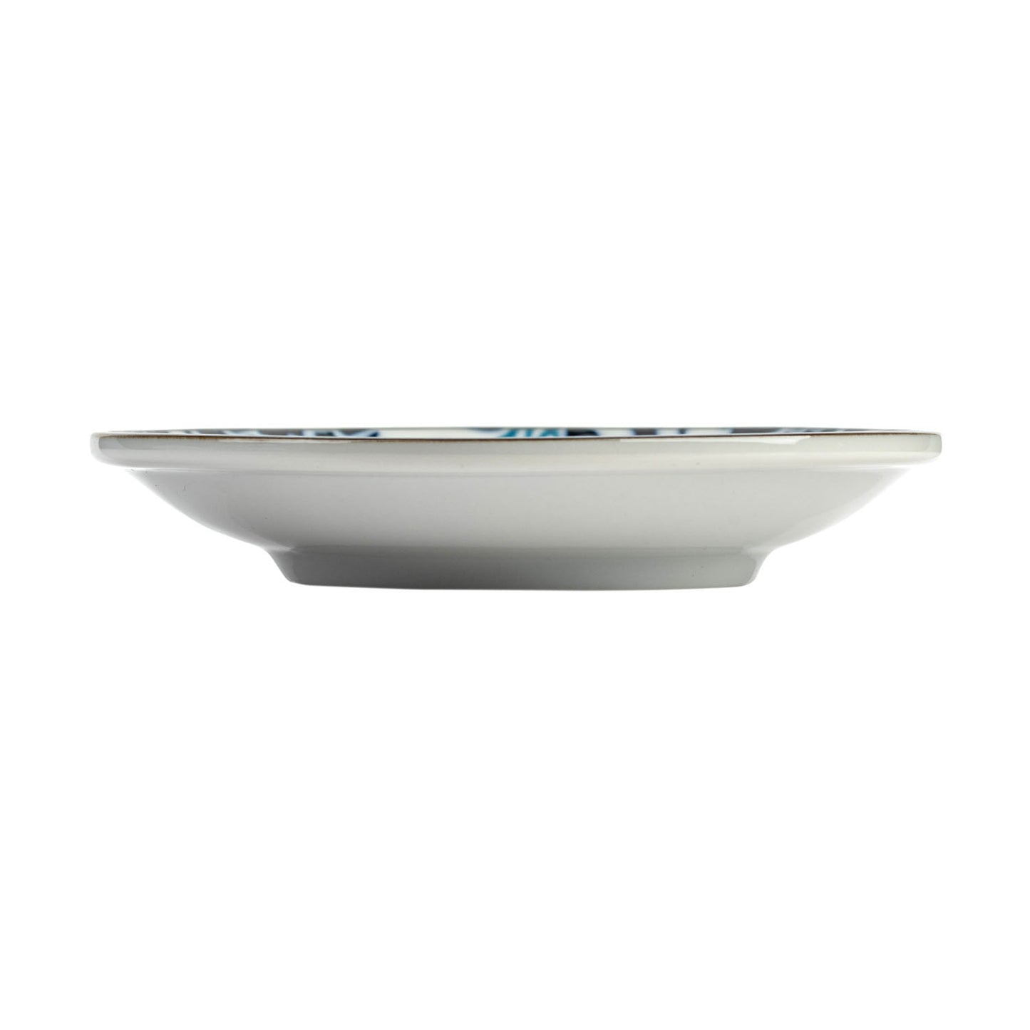 Blue Peony Japanese Sauce Dish side