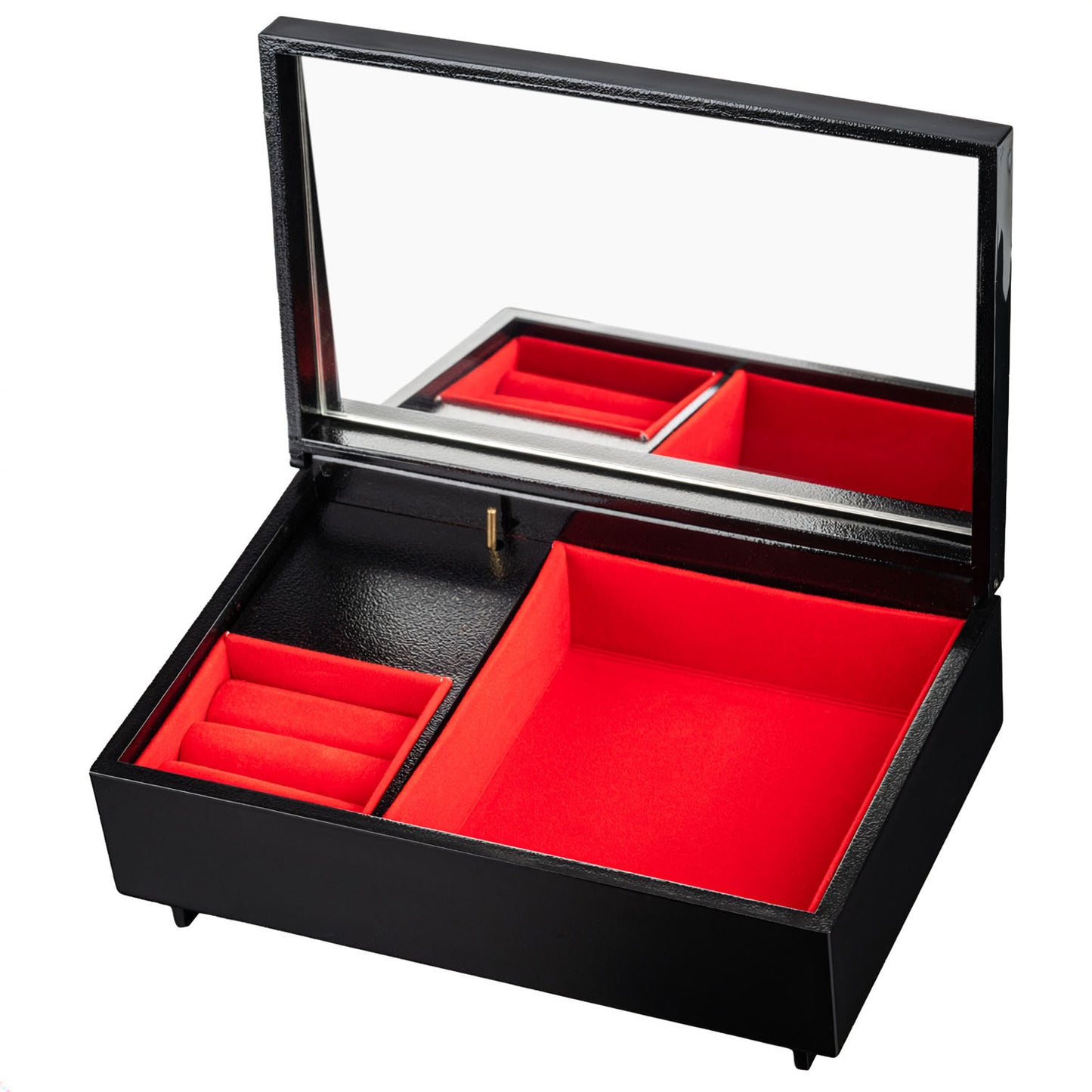 Butterfly Japanese Lacquer Musical Jewellery Box inside