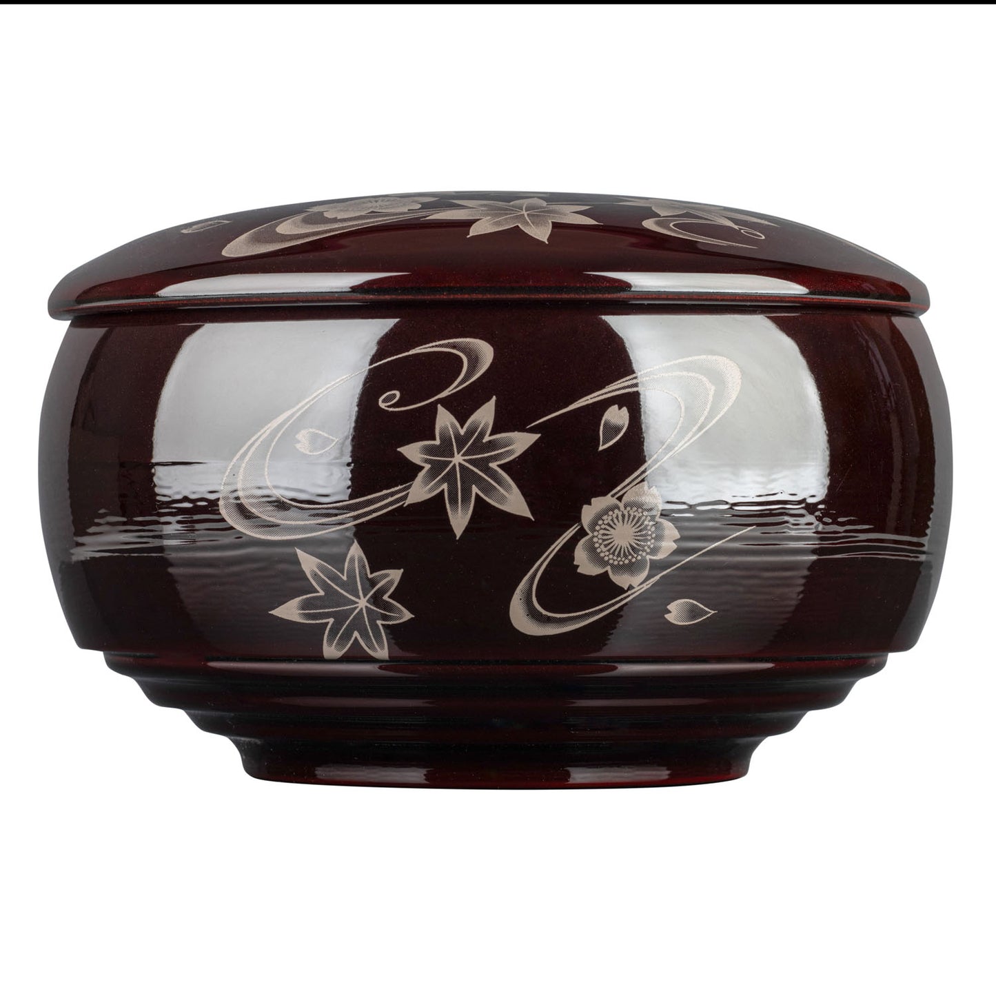 Cherry and Maple Large Japanese Lacquer Box side