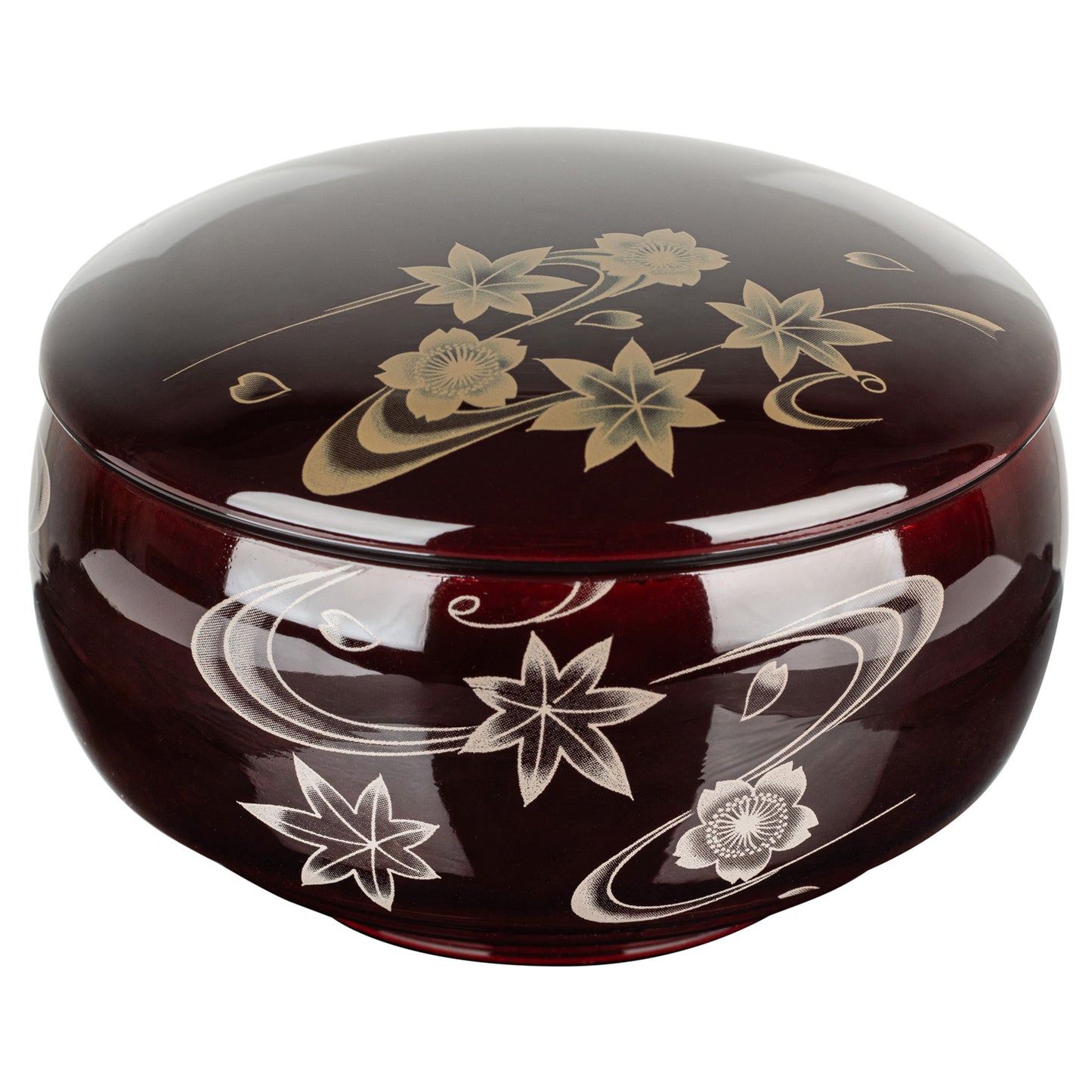 Cherry and Maple Small Japanese Lacquer Box