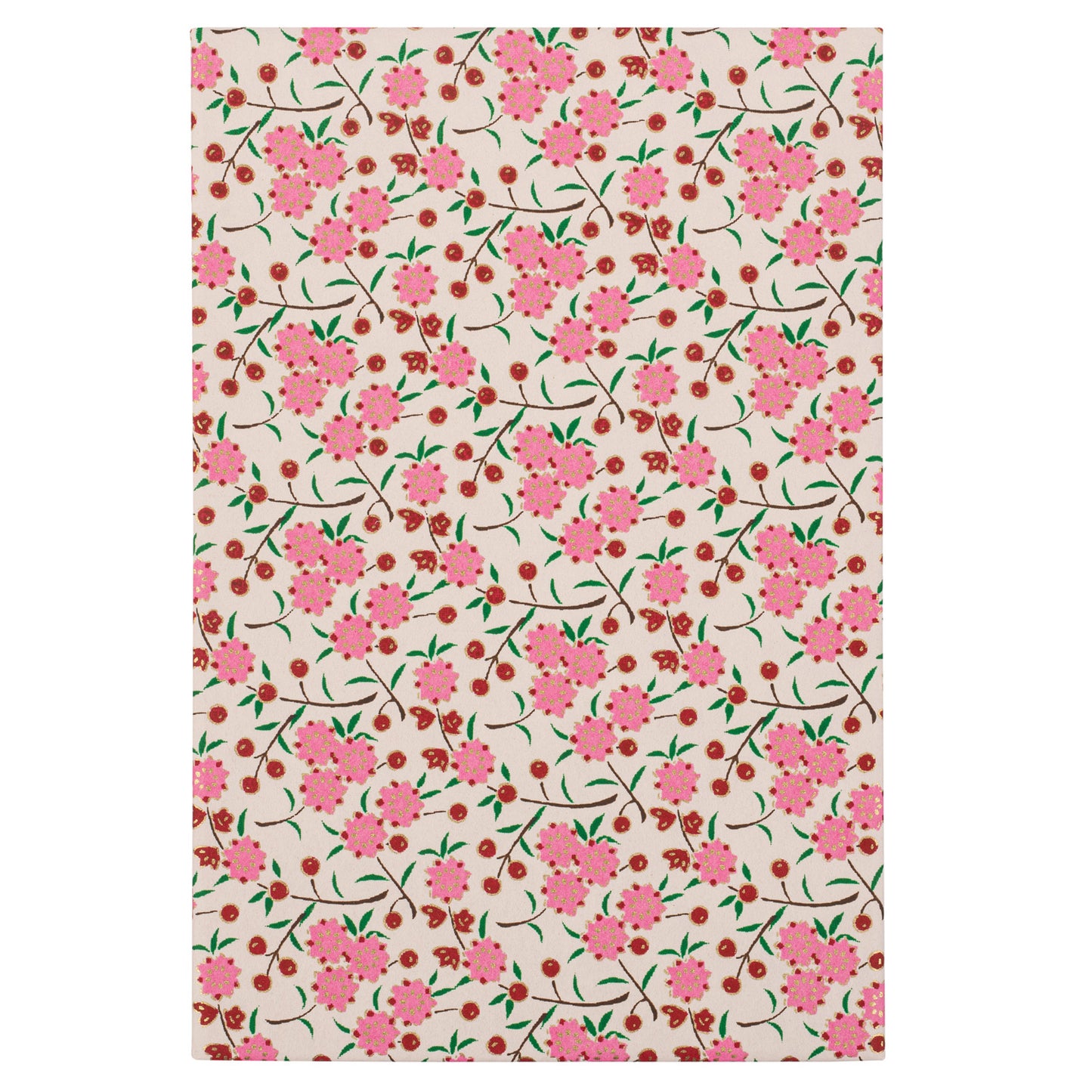 Cherry Blossom Japanese Goshuincho Notebook top