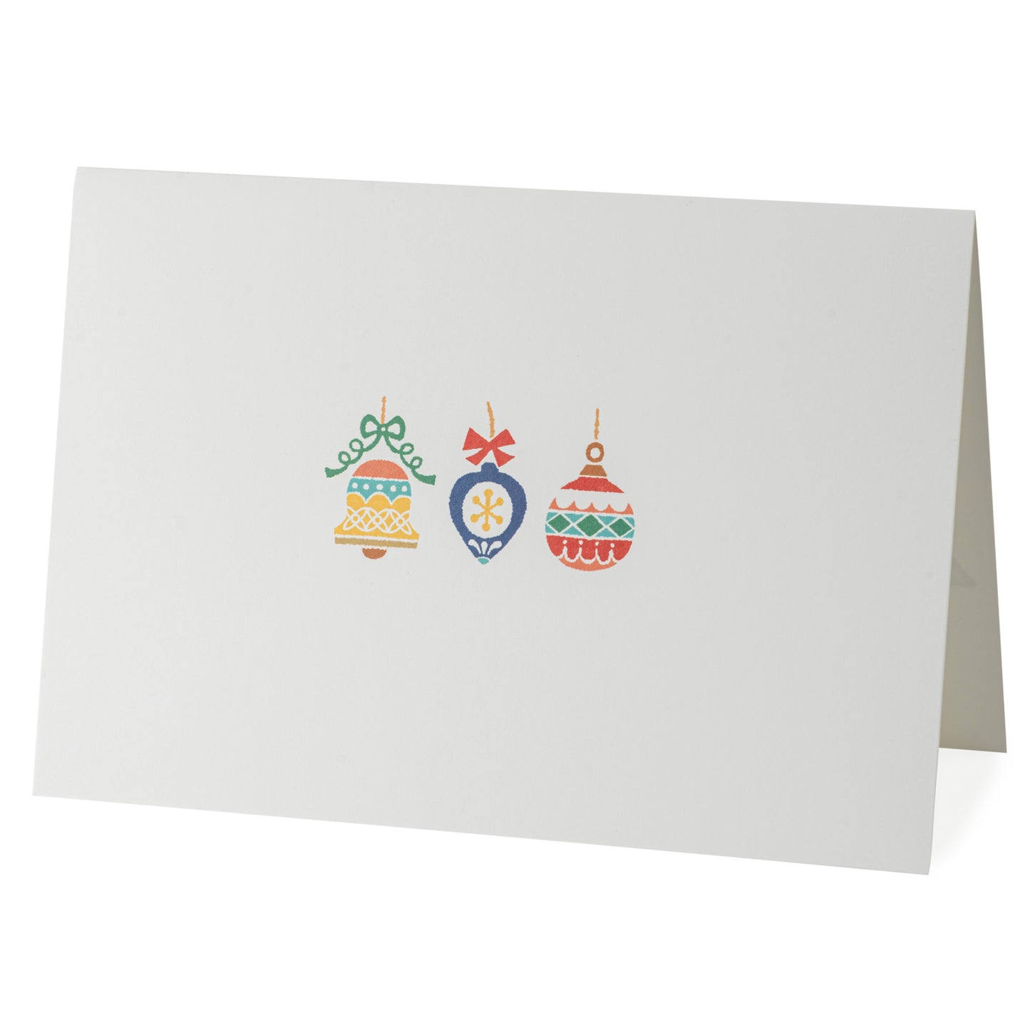 Festive Winters Night Japanese Christmas Card back