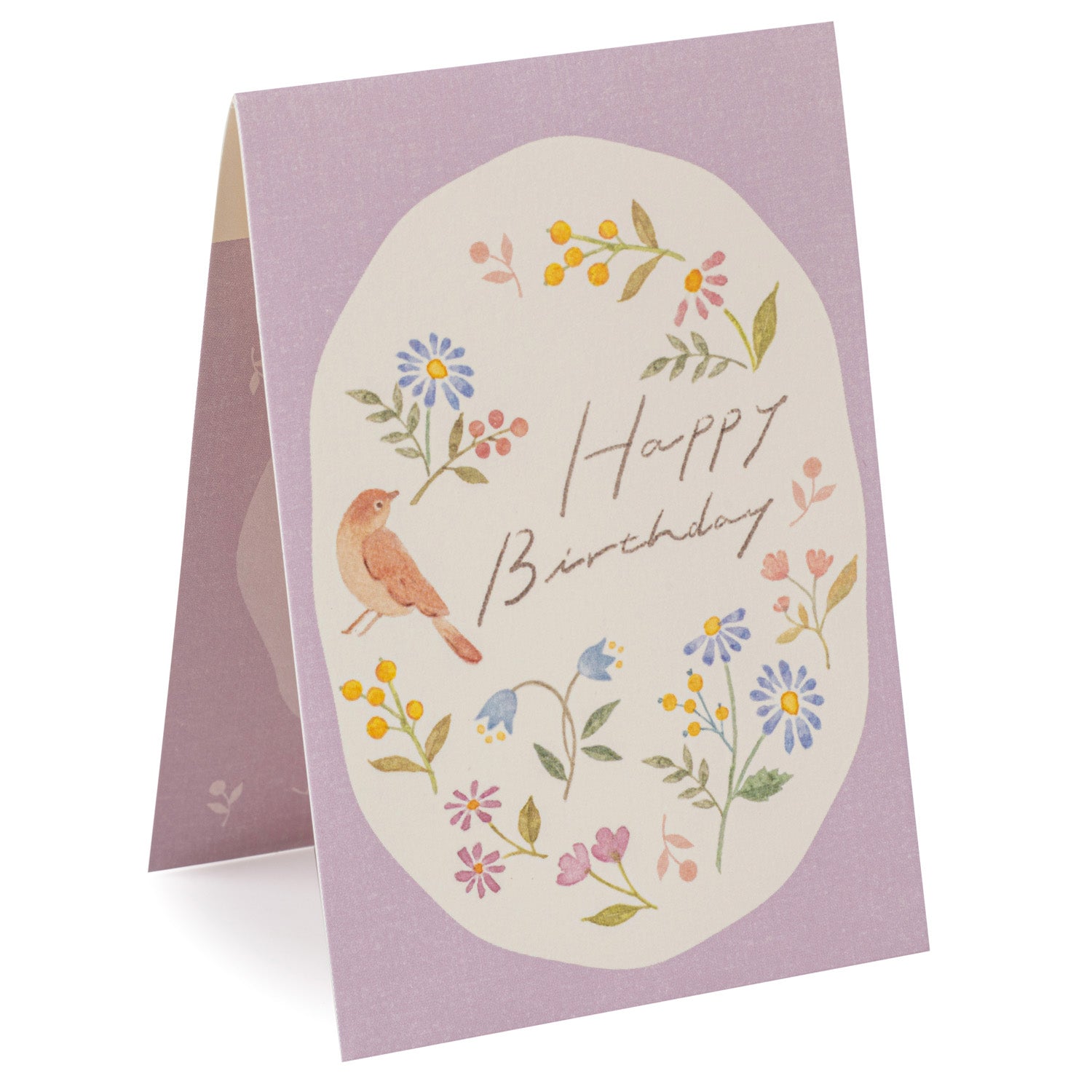 Floral Mini Pop Open Japanese Birthday Card