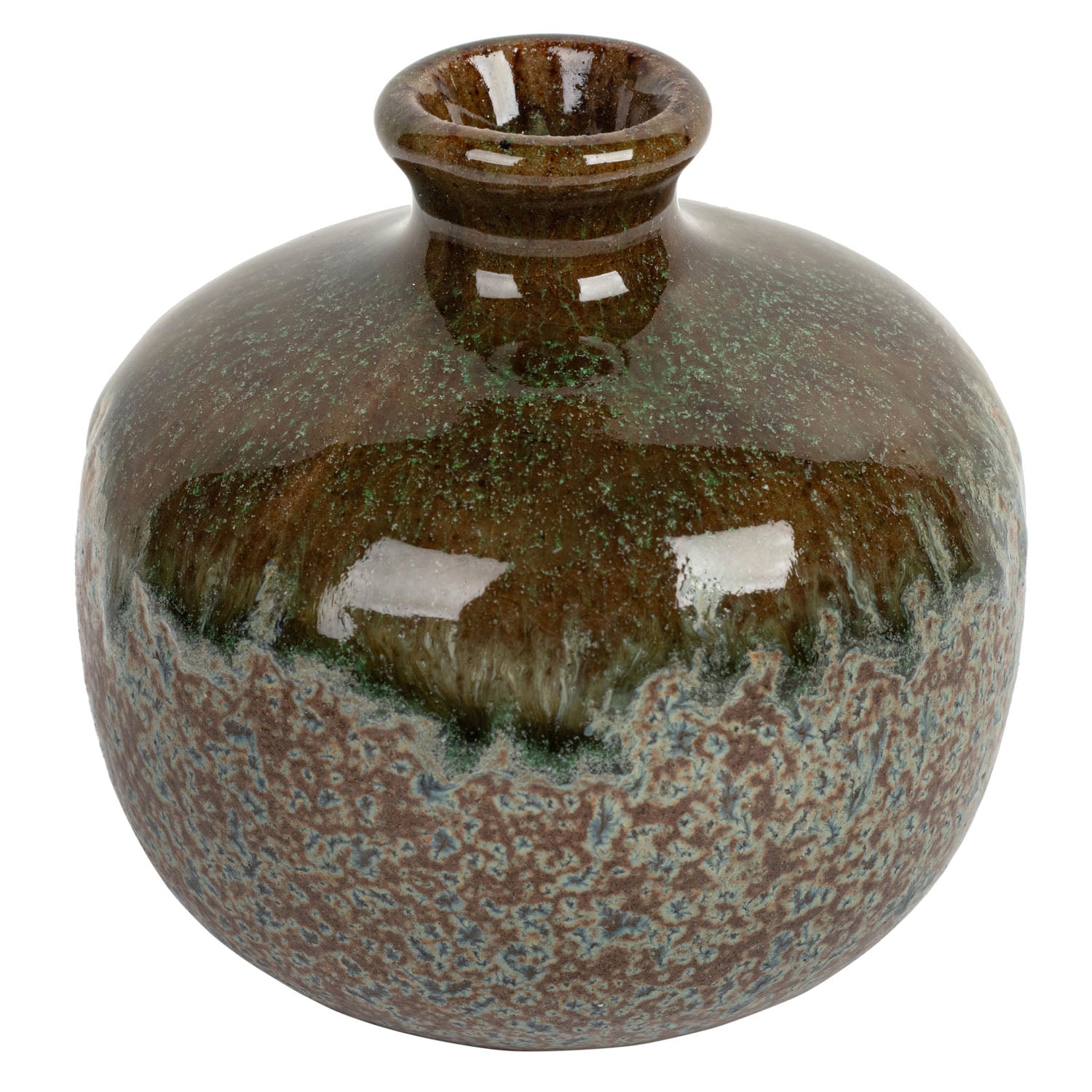 Forest Green Japanese Mini Vase