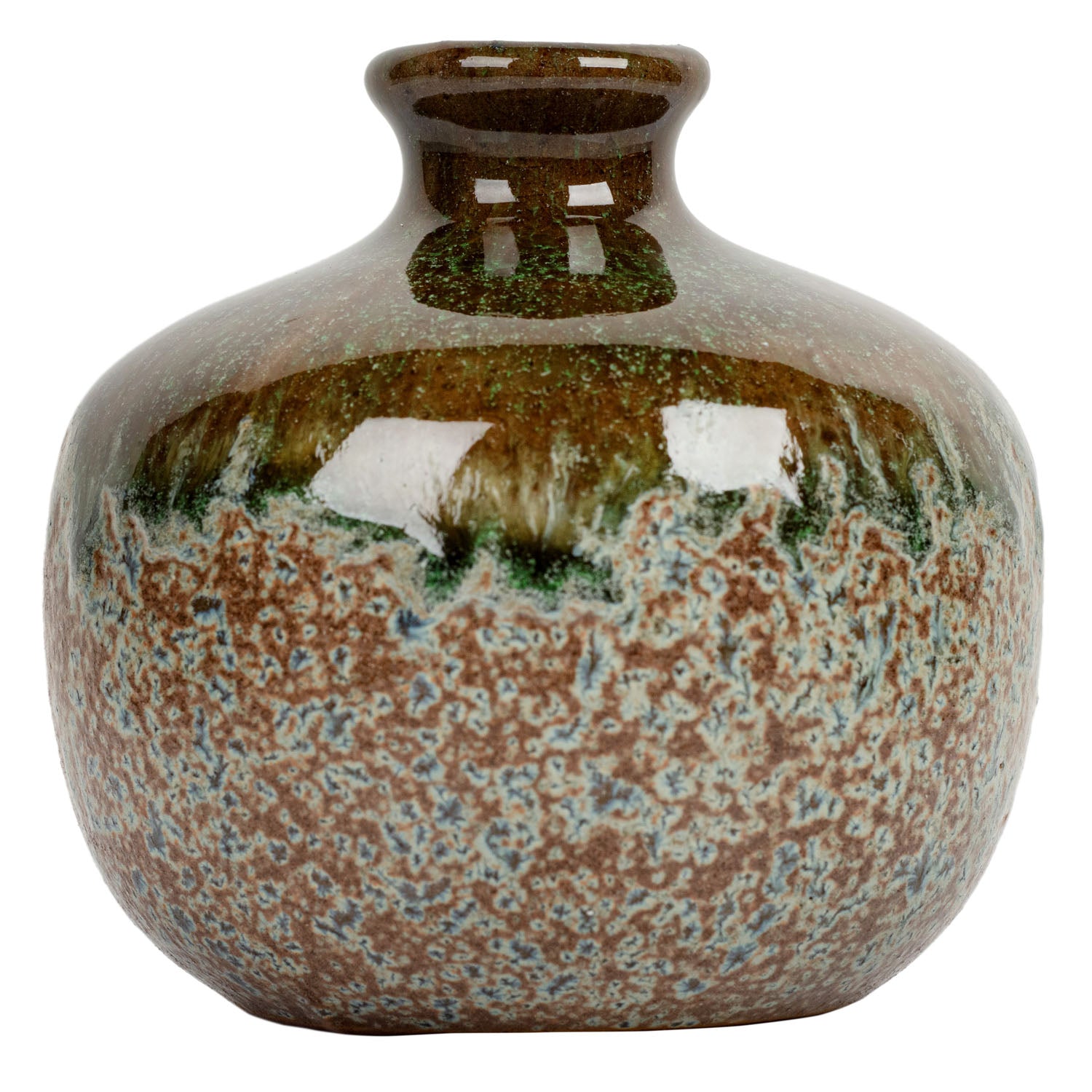 Forest Green Japanese Mini Vase side