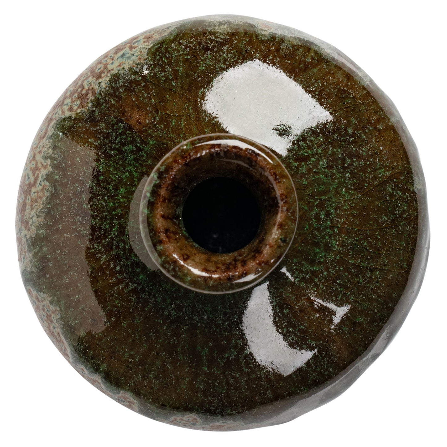 Forest Green Japanese Mini Vase top