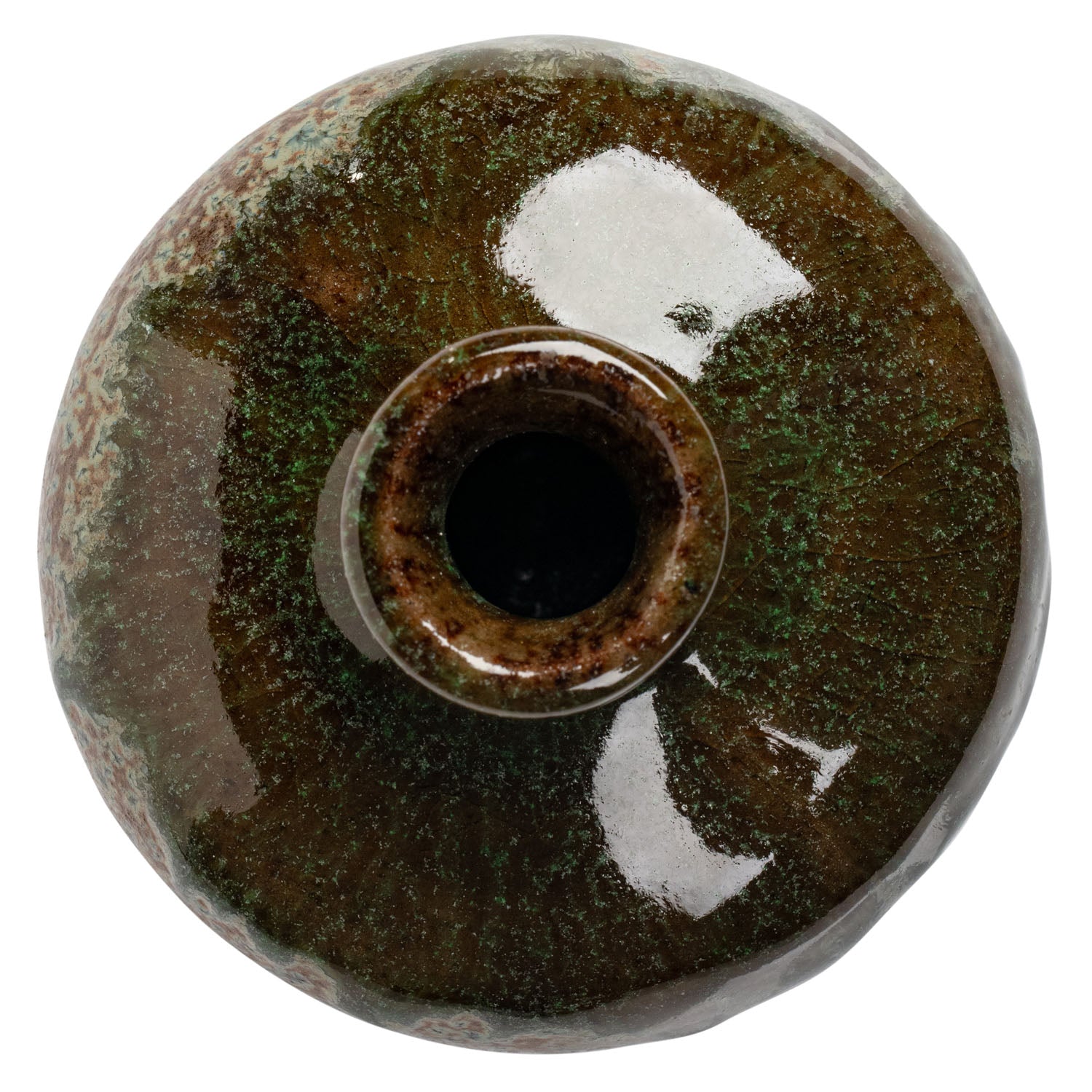 Forest Green Japanese Mini Vase top