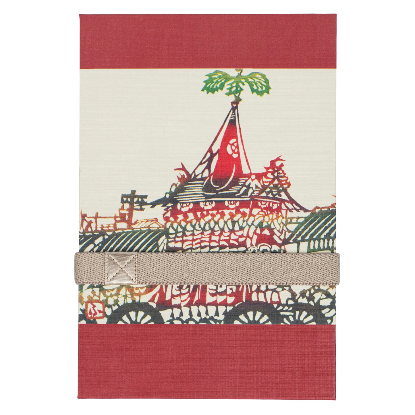Gion Festival Kyoto Japanese Stamp Book front