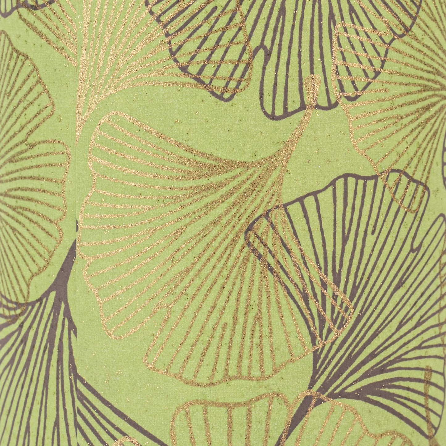 Green Ginkgo Premium Japanese Tea Caddy detail