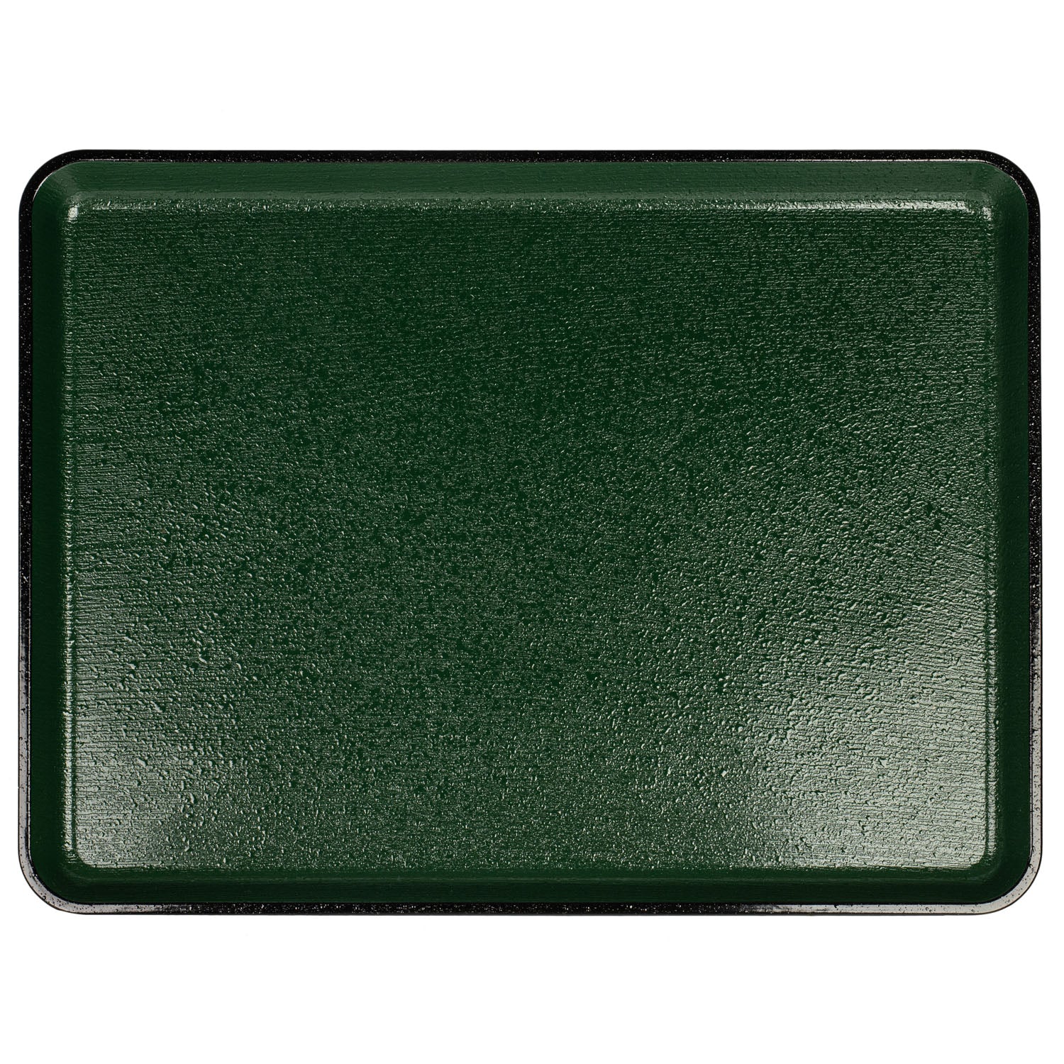 Green Non Slip Oblong Plastic Japanese Tray top