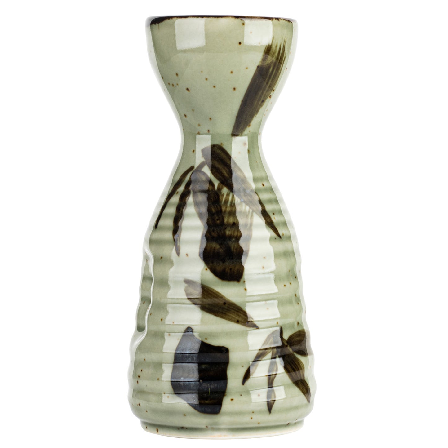 Grey Sasa Traditional Japanese Sake Jug side
