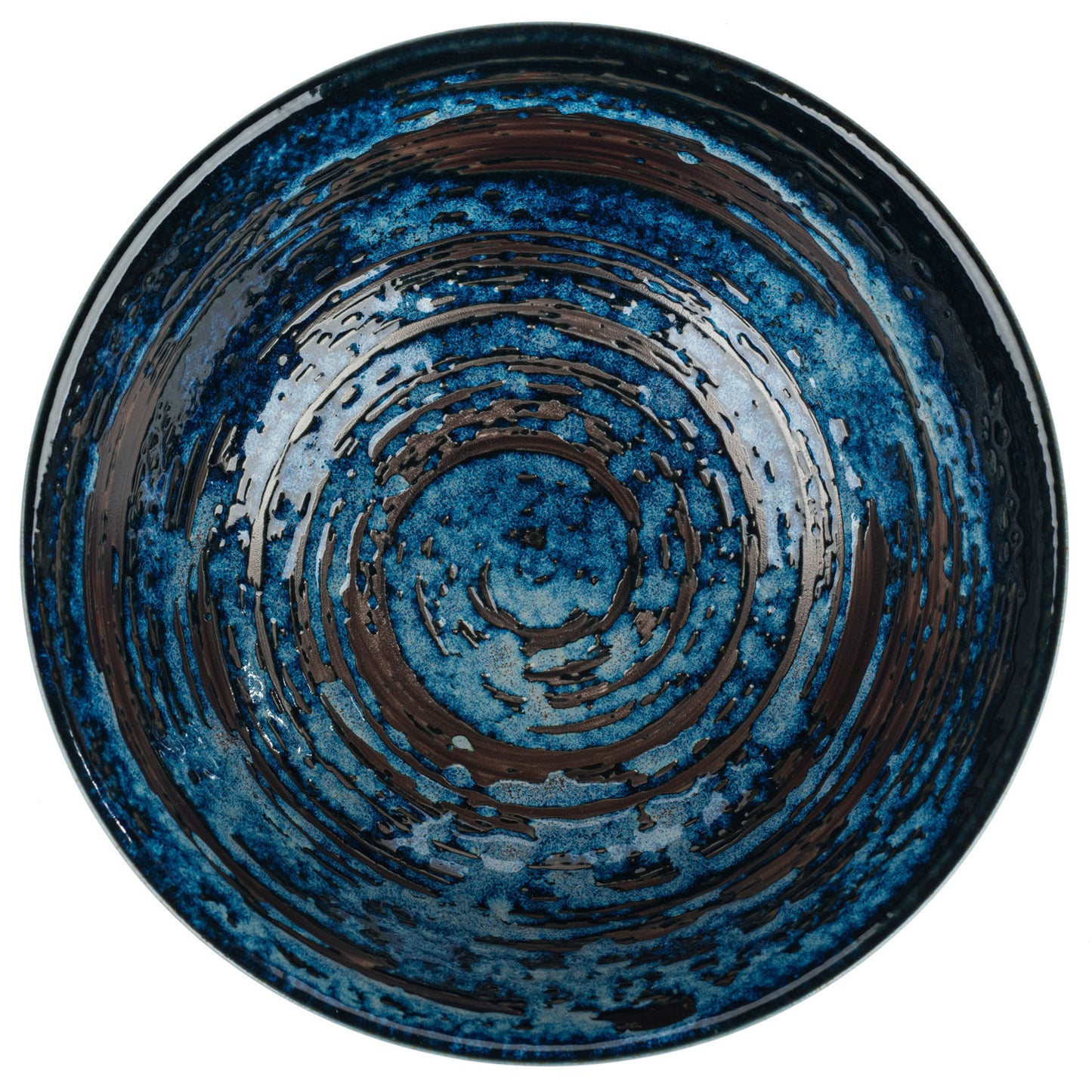 Hake Blue Japanese Ramen Bowl Set bowl top