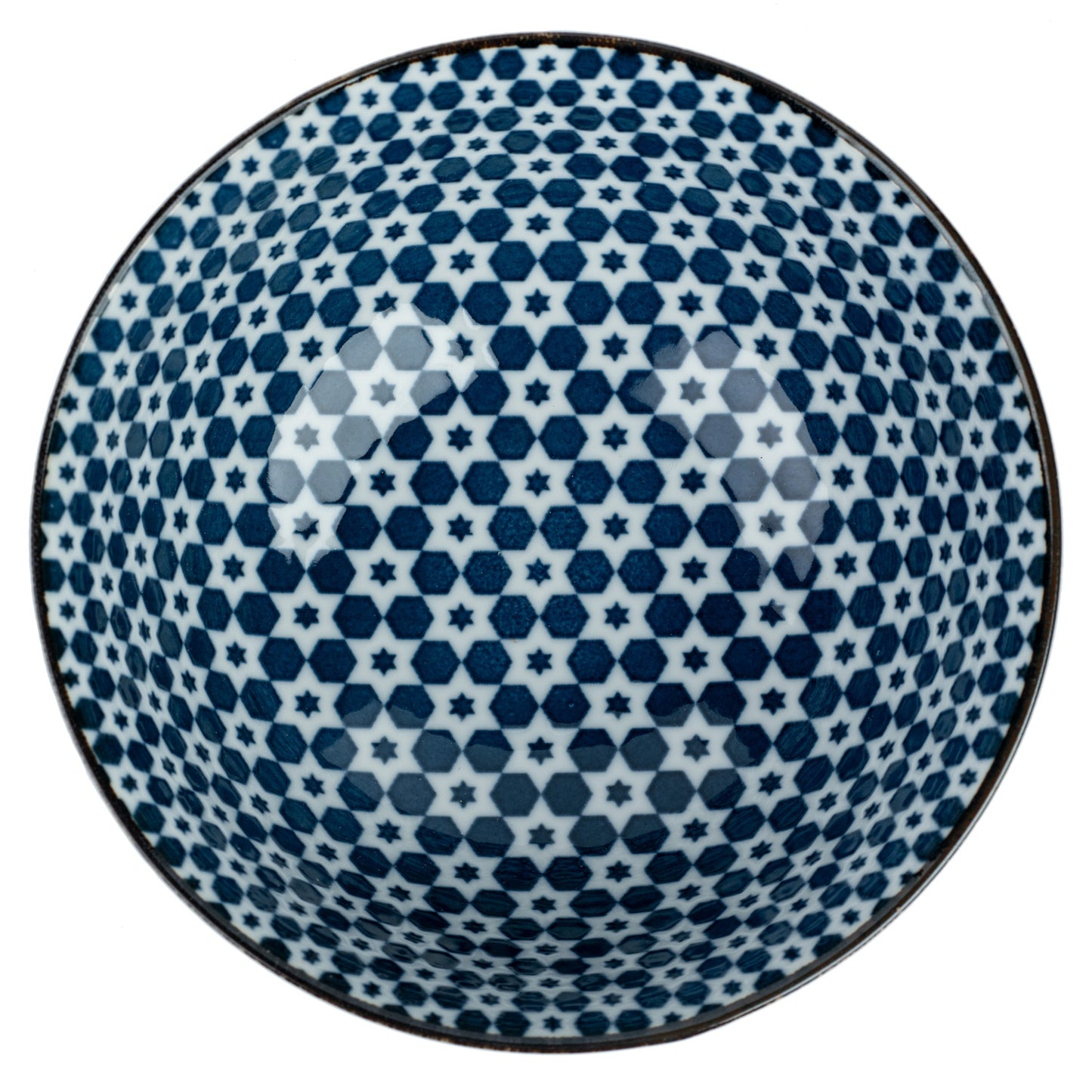 Hakkaku Ceramic Japanese Soup Bowl top