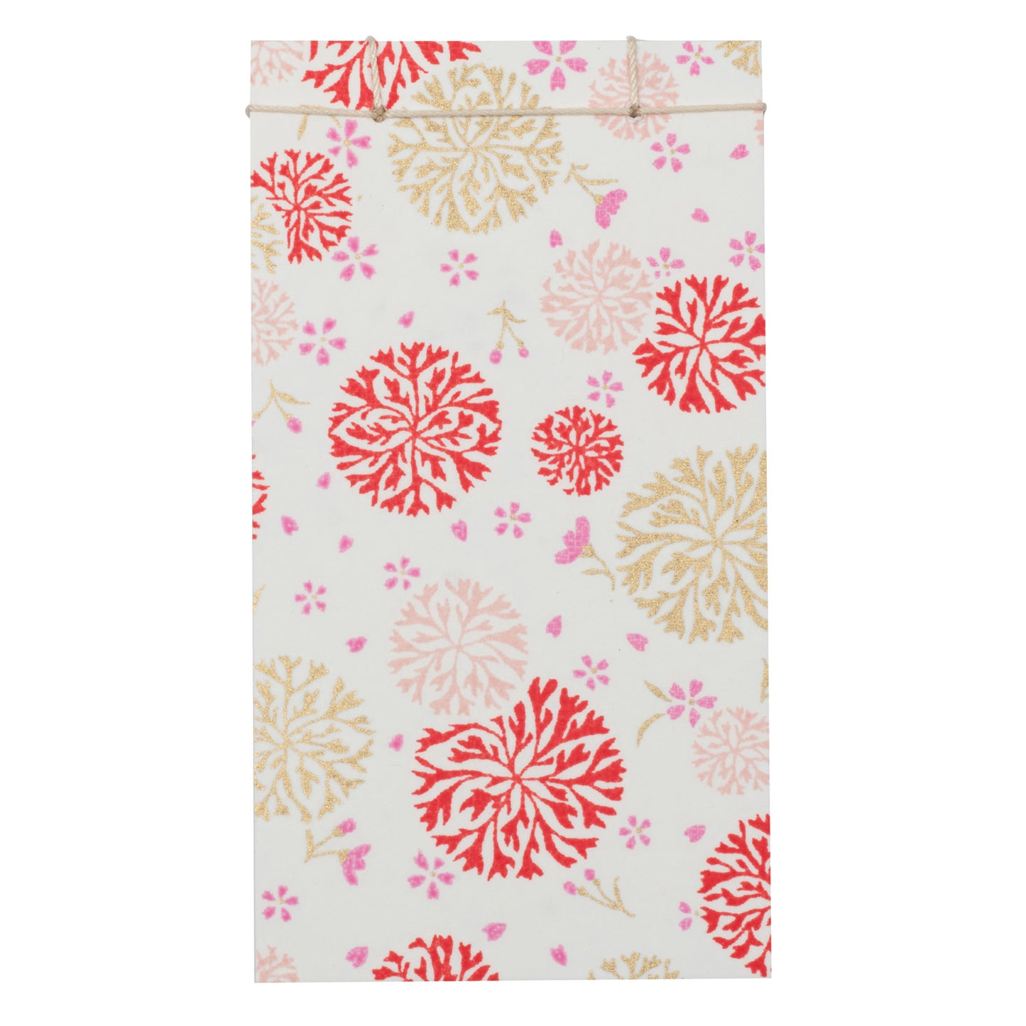 Hana Kessho Yuzen Mini Japanese Memo Pad vertical
