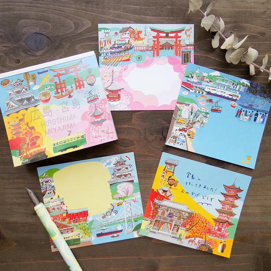 Hiroshima Miyajima Small Japanese Memo Pad lifestyle