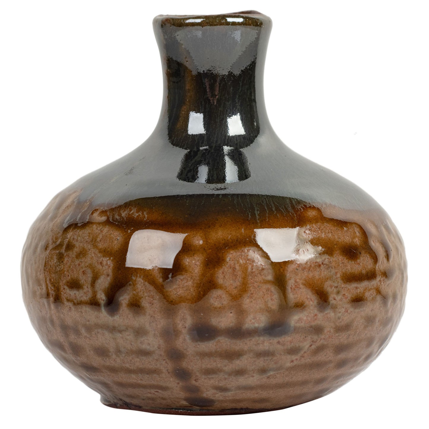 Irabo Khaki Japanese Mini Vase side