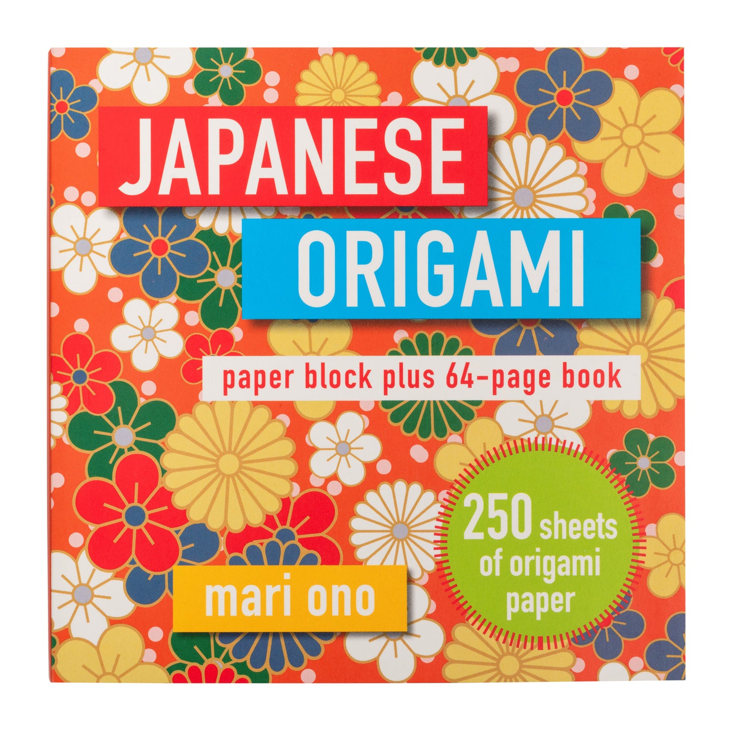 Japanese Origami Paper Block plus Project Book front