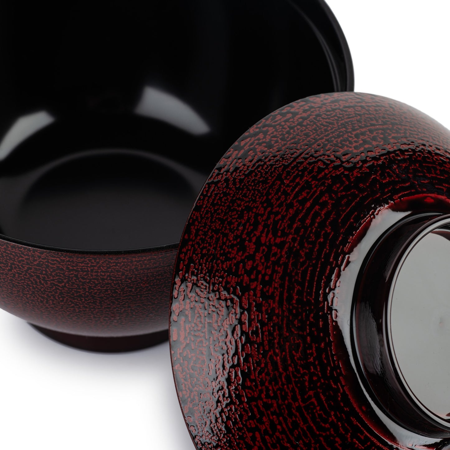 Kai Japanese Lacquer Bowl and Lid detail