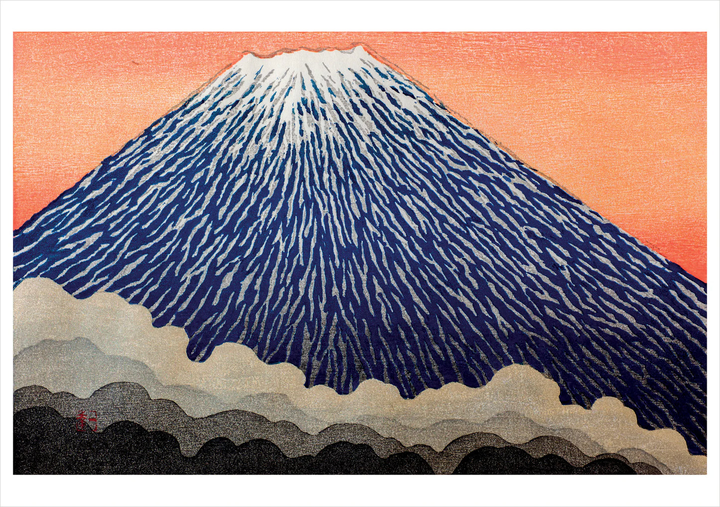 Kazuyuki Ohtsu Mount Fuji Japanese Notecard