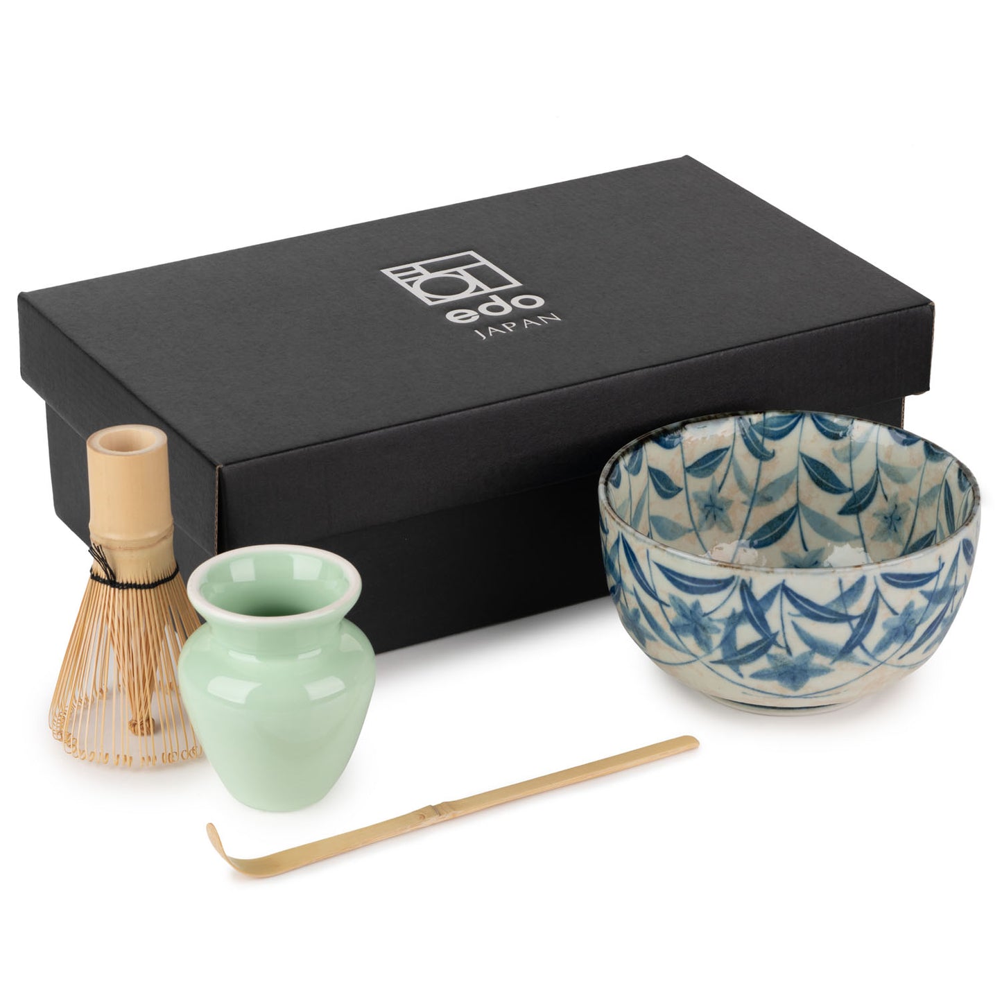 Kikyo Japanese Matcha Tea Bowl Gift Set and gift box