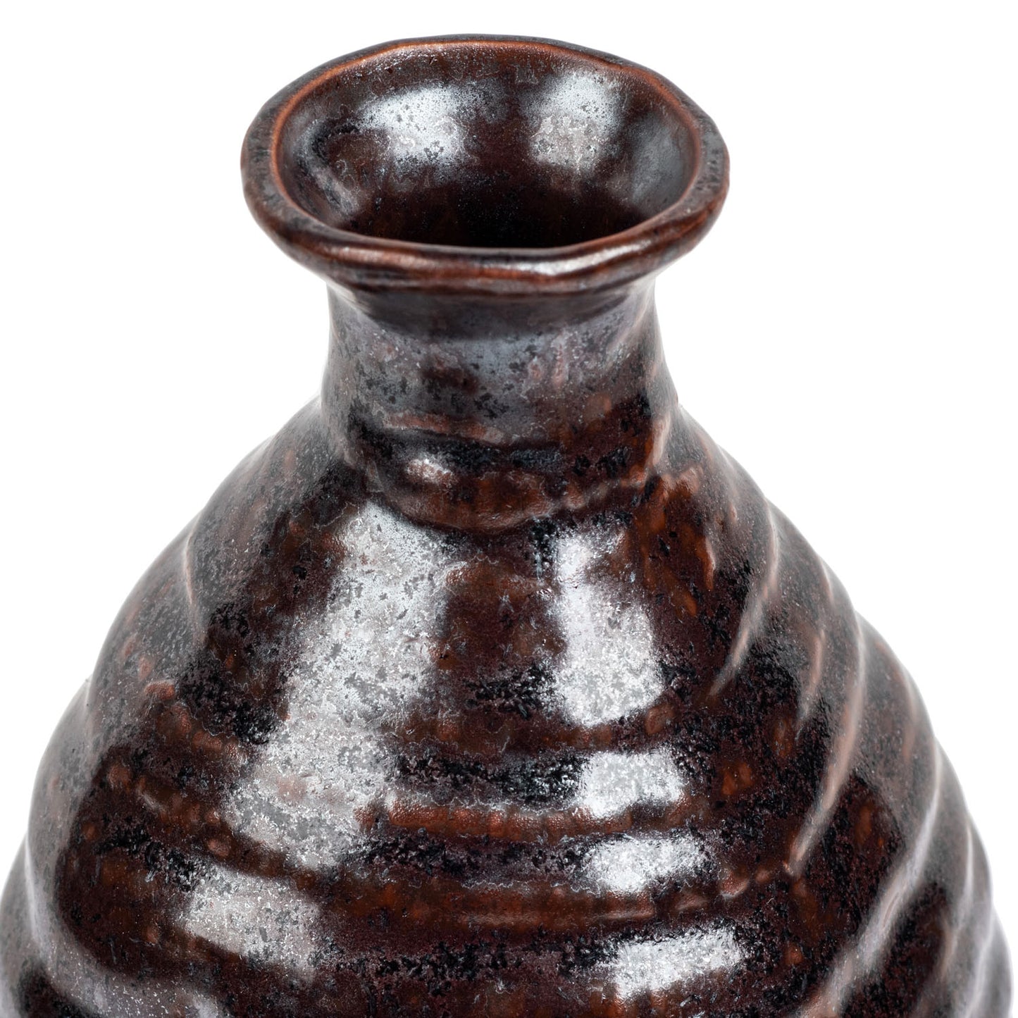 Kurotetsu Japanese Sake Pot and Cup Gift Set top