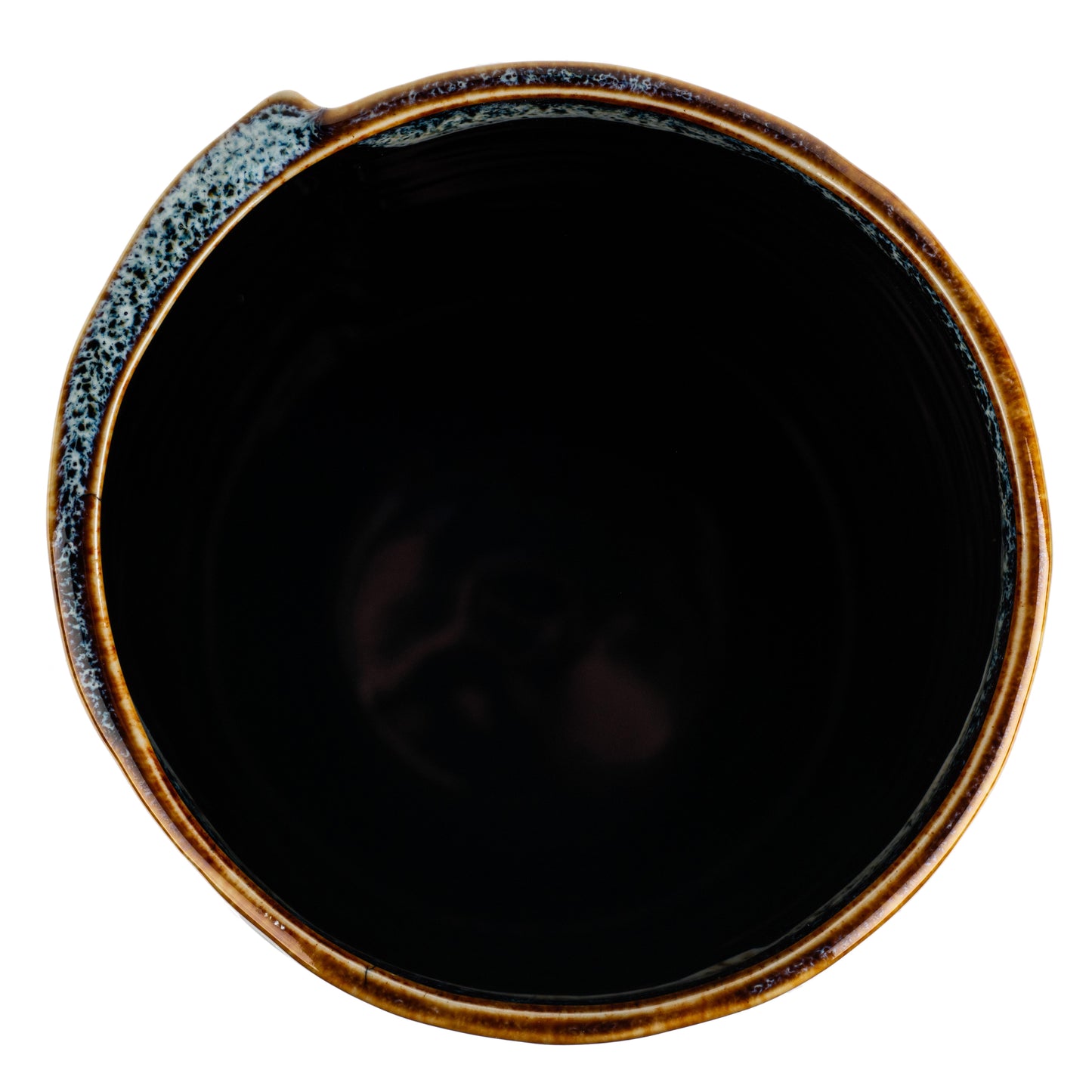 Large Okinawa Ceramic Japanese Vase top