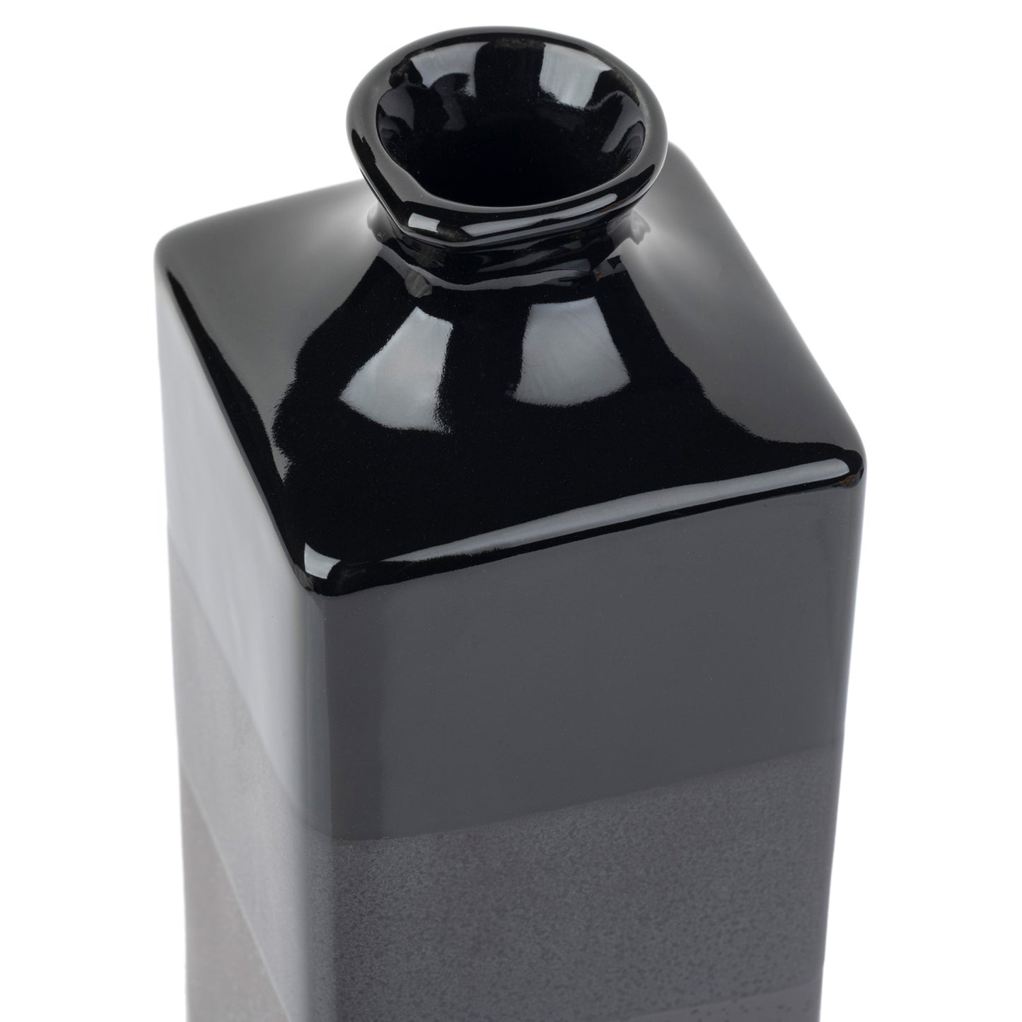 Large Premium Black Nanban Japanese Sake Pot detail