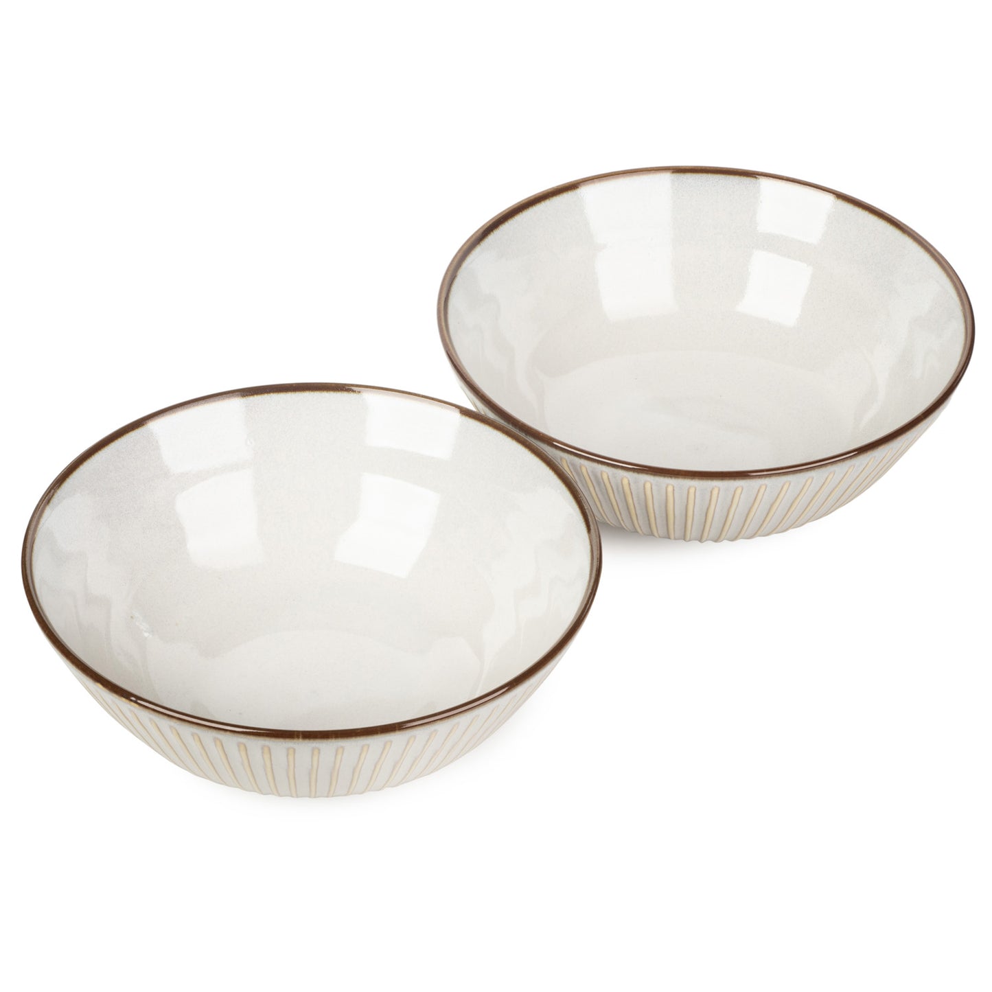 Light Grey Sendan Japanese Noodle Bowl Set top