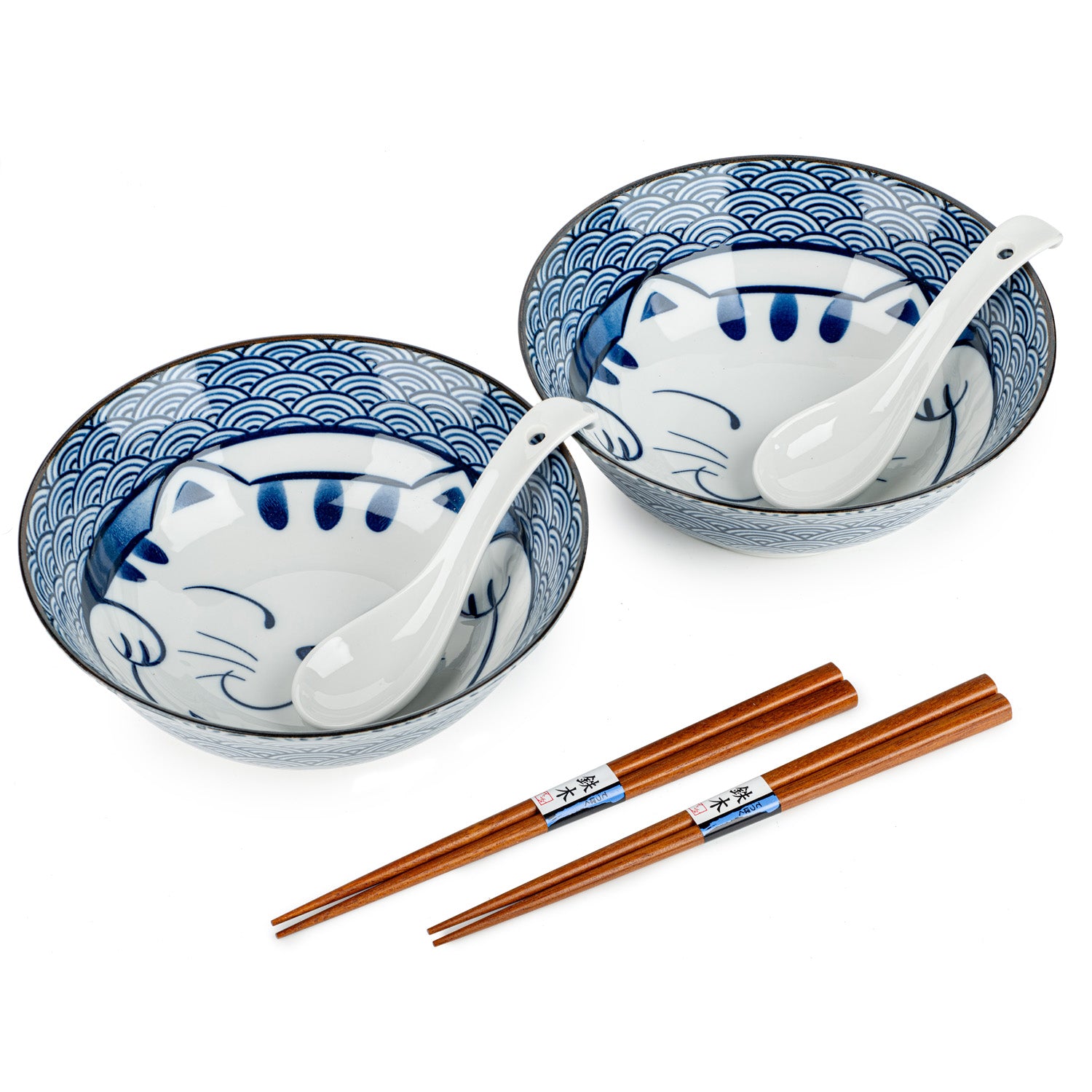 Japanese noodle bowl set hotsell