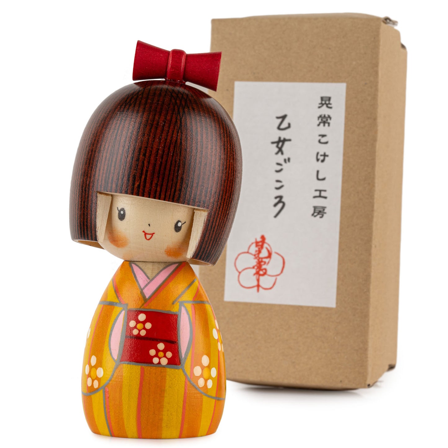 Maidens Heart Japanese Kokeshi Doll and gift box
