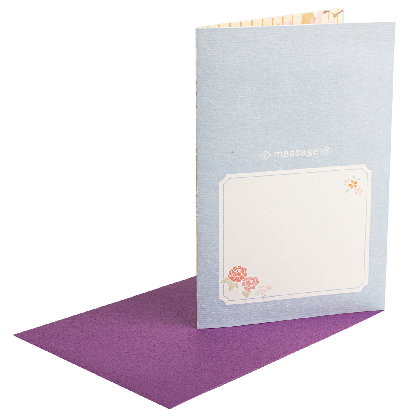 Maiko in Kyoto Pop Up Japanese Birthday Card back