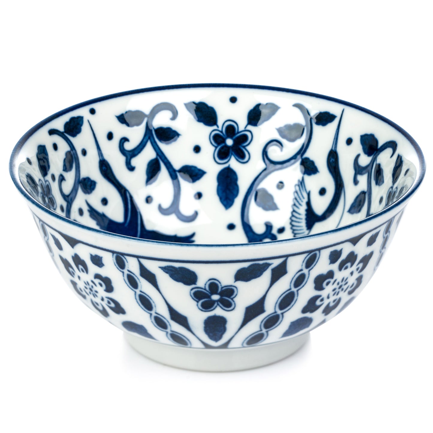 Maizuru Crane Japanese Salad Bowl