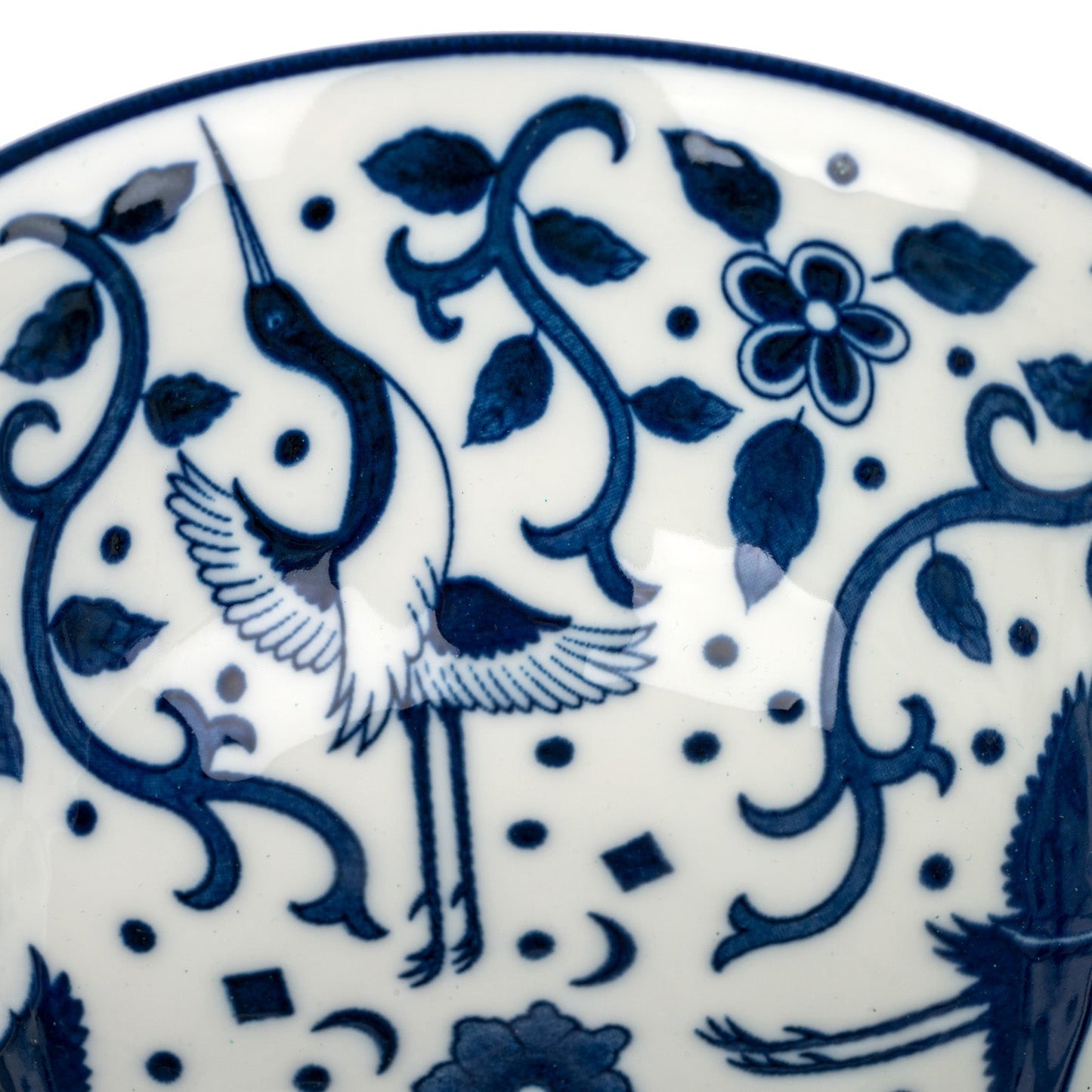 Maizuru Crane Japanese Salad Bowl