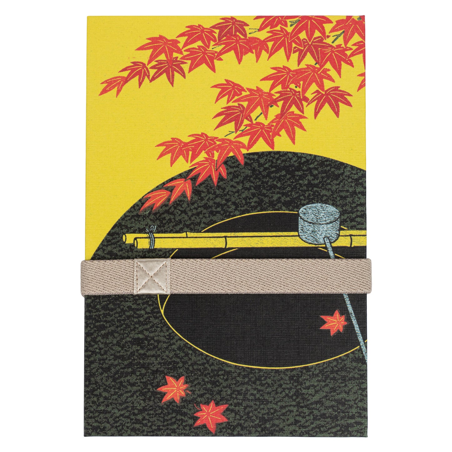 Maple and Cherry Blossom Japanese Stamp Book front