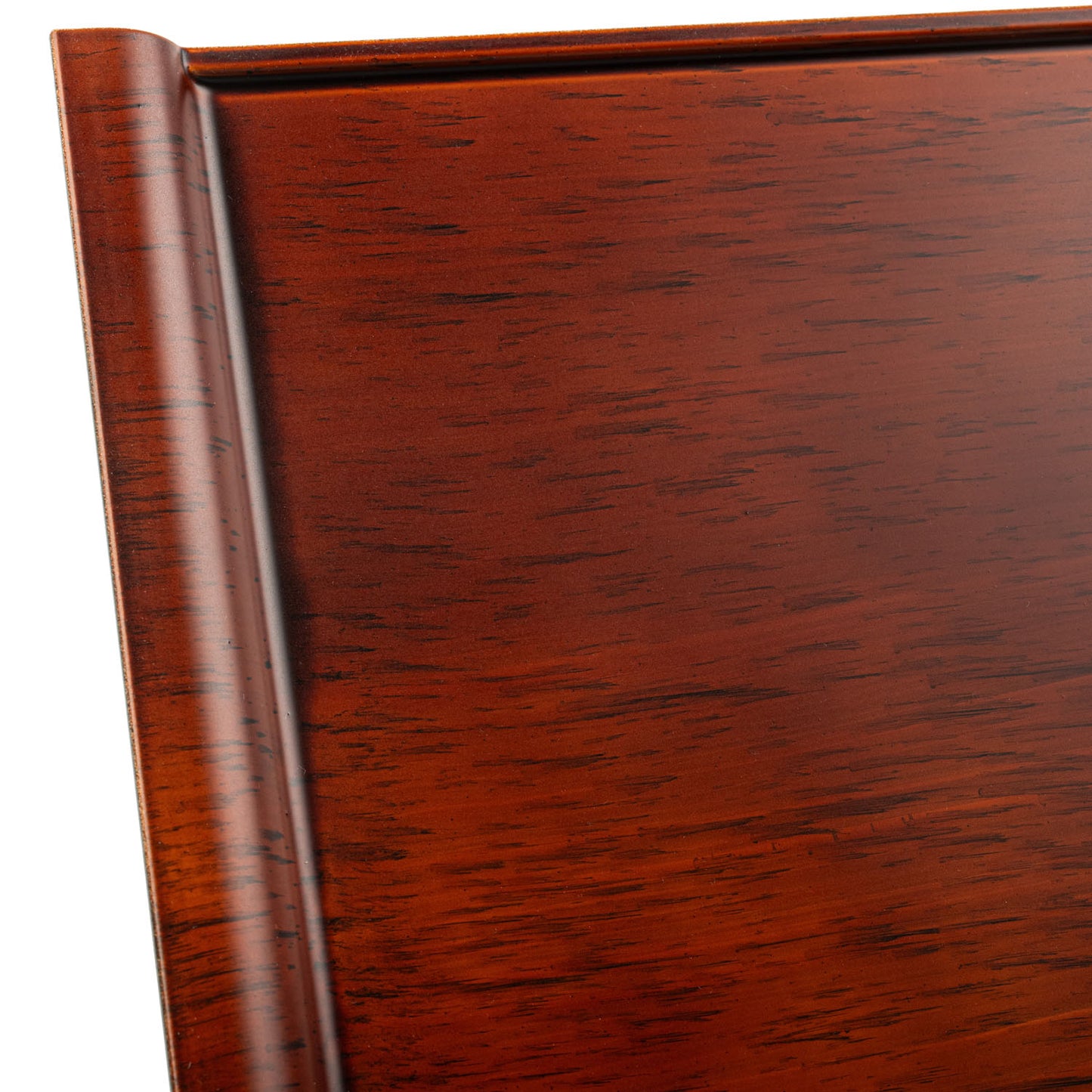 Medium Brown Wood Effect Japanese Tray detail