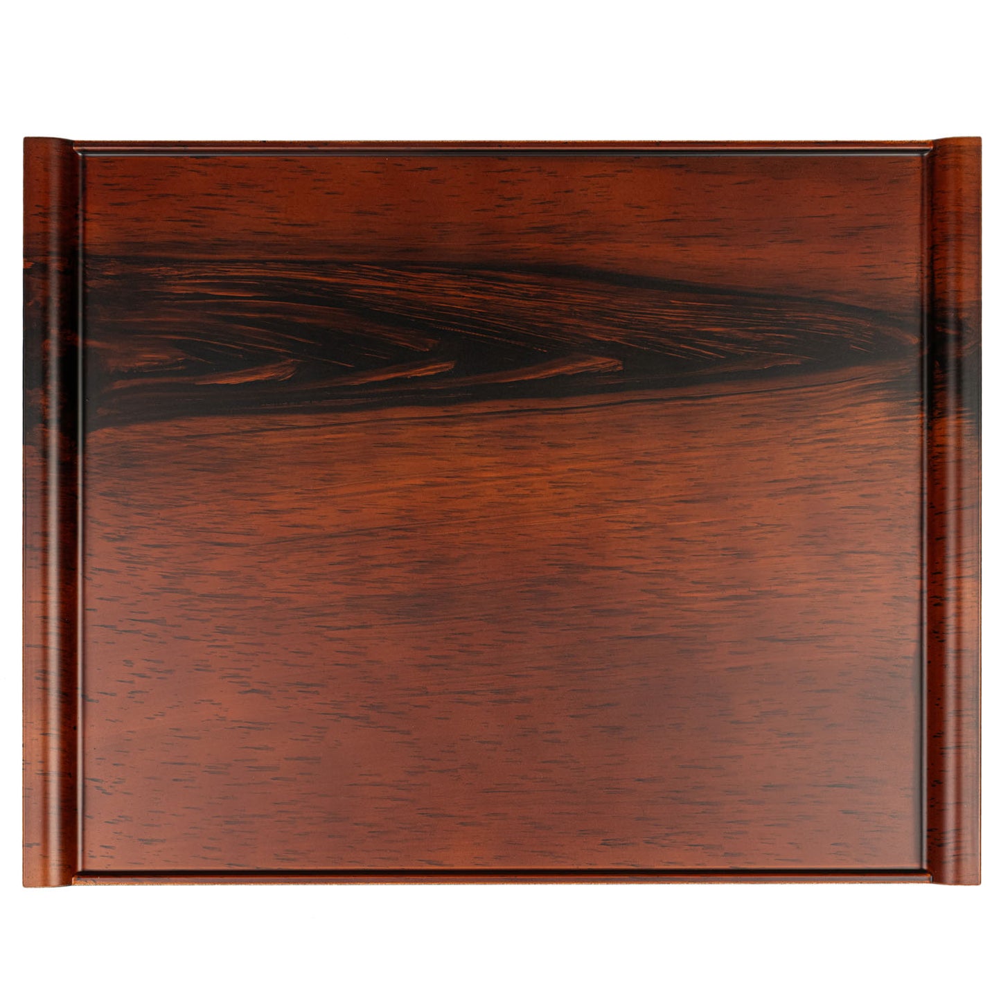 Medium Brown Wood Effect Japanese Tray top
