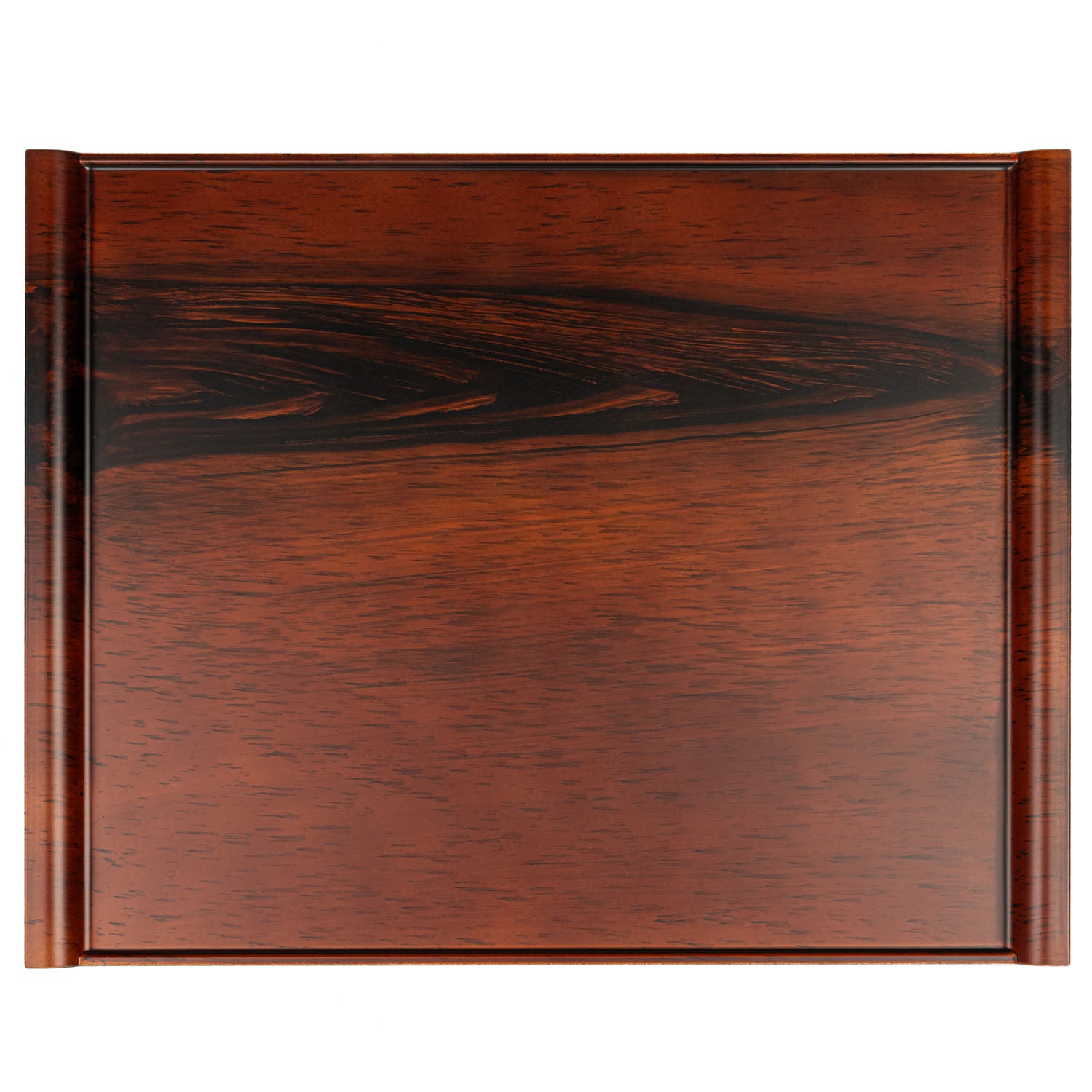 Medium Brown Wood Effect Japanese Tray top