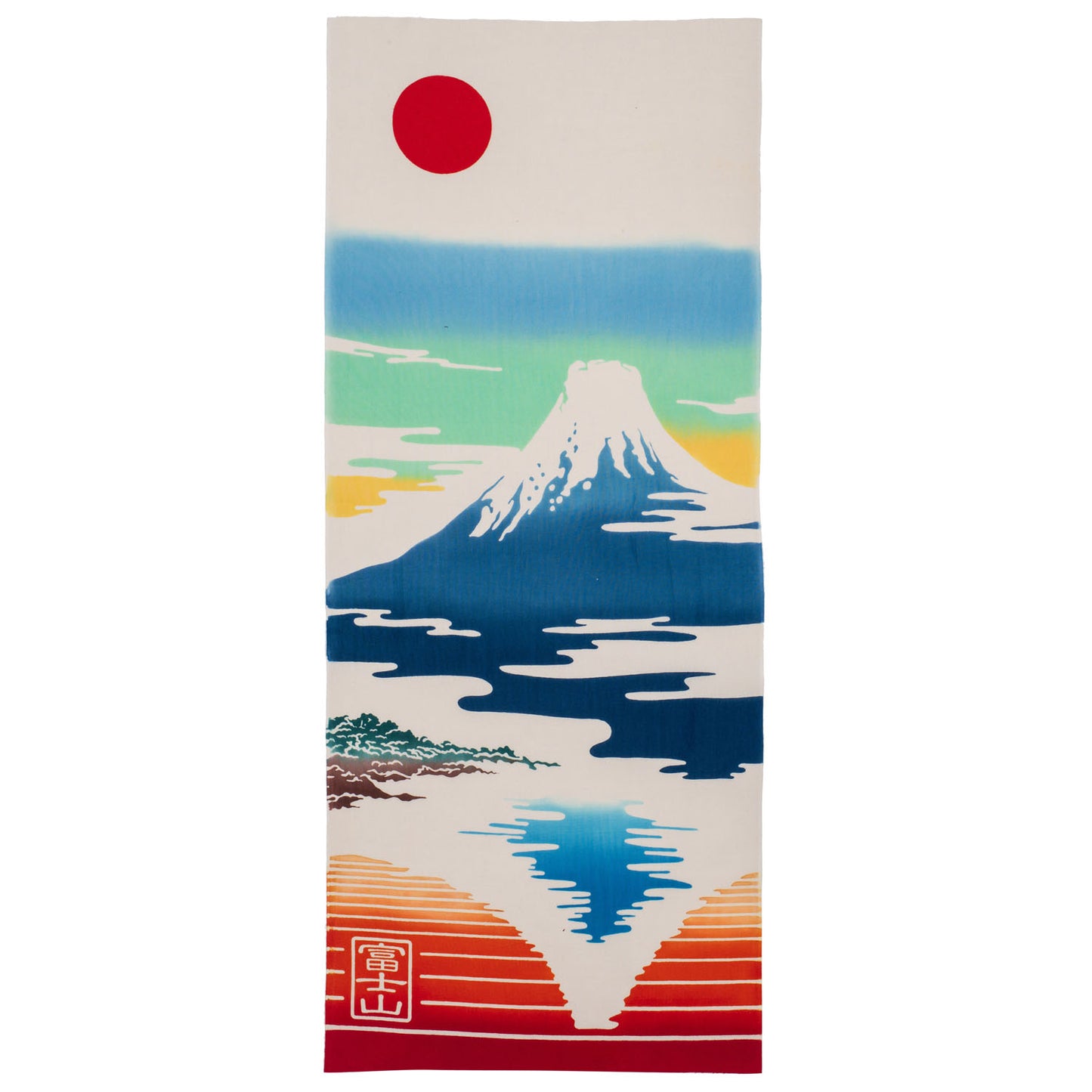 Mount Fuji Japanese Wall Hanging Set tenugui