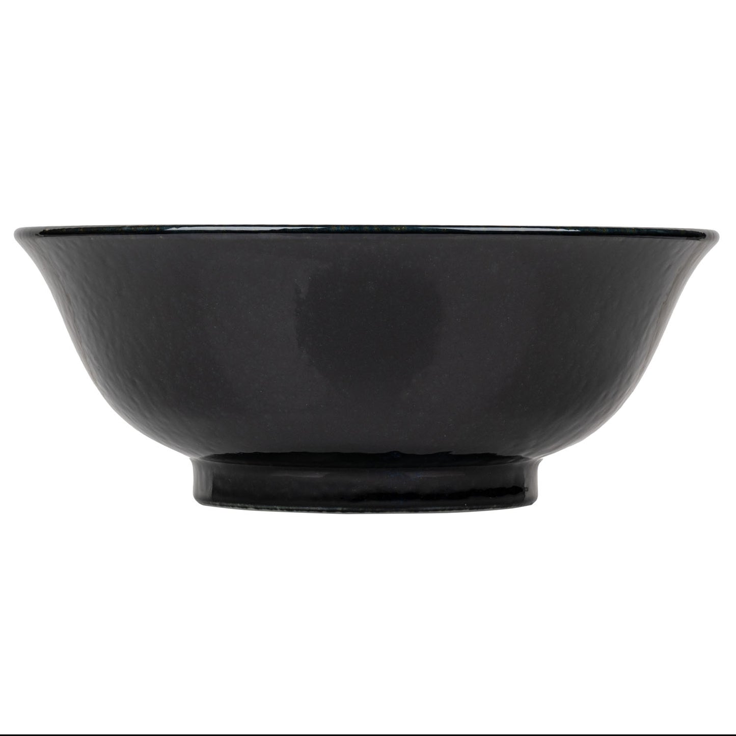 Navy Sakura Japanese Ramen Bowl Set side