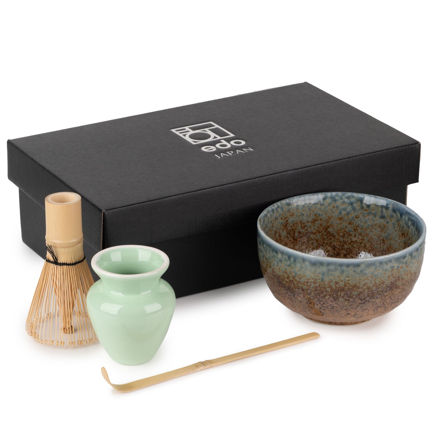 New Aki Japanese Matcha Tea Bowl Gift Set and gift box